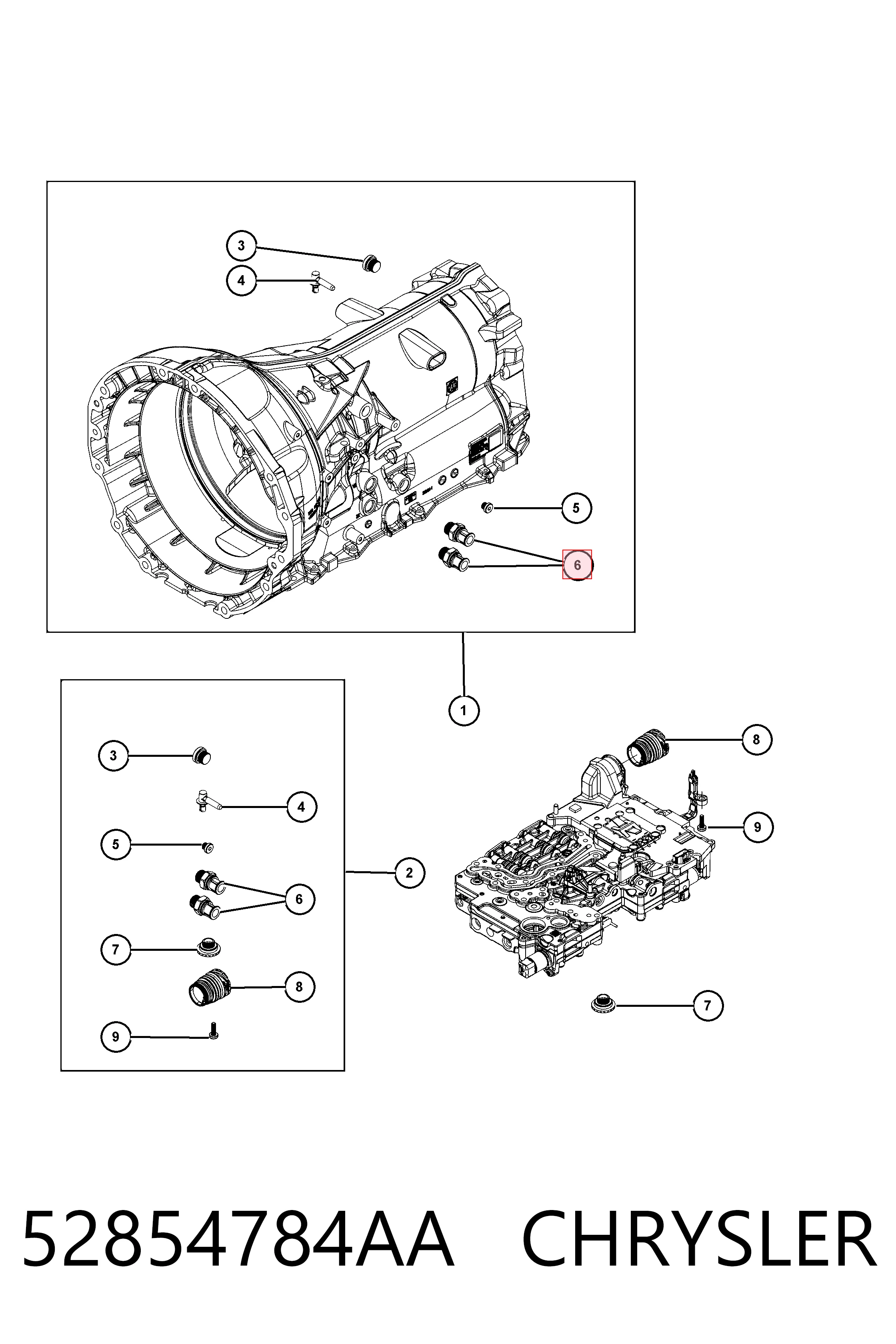52854784AA Chrysler 