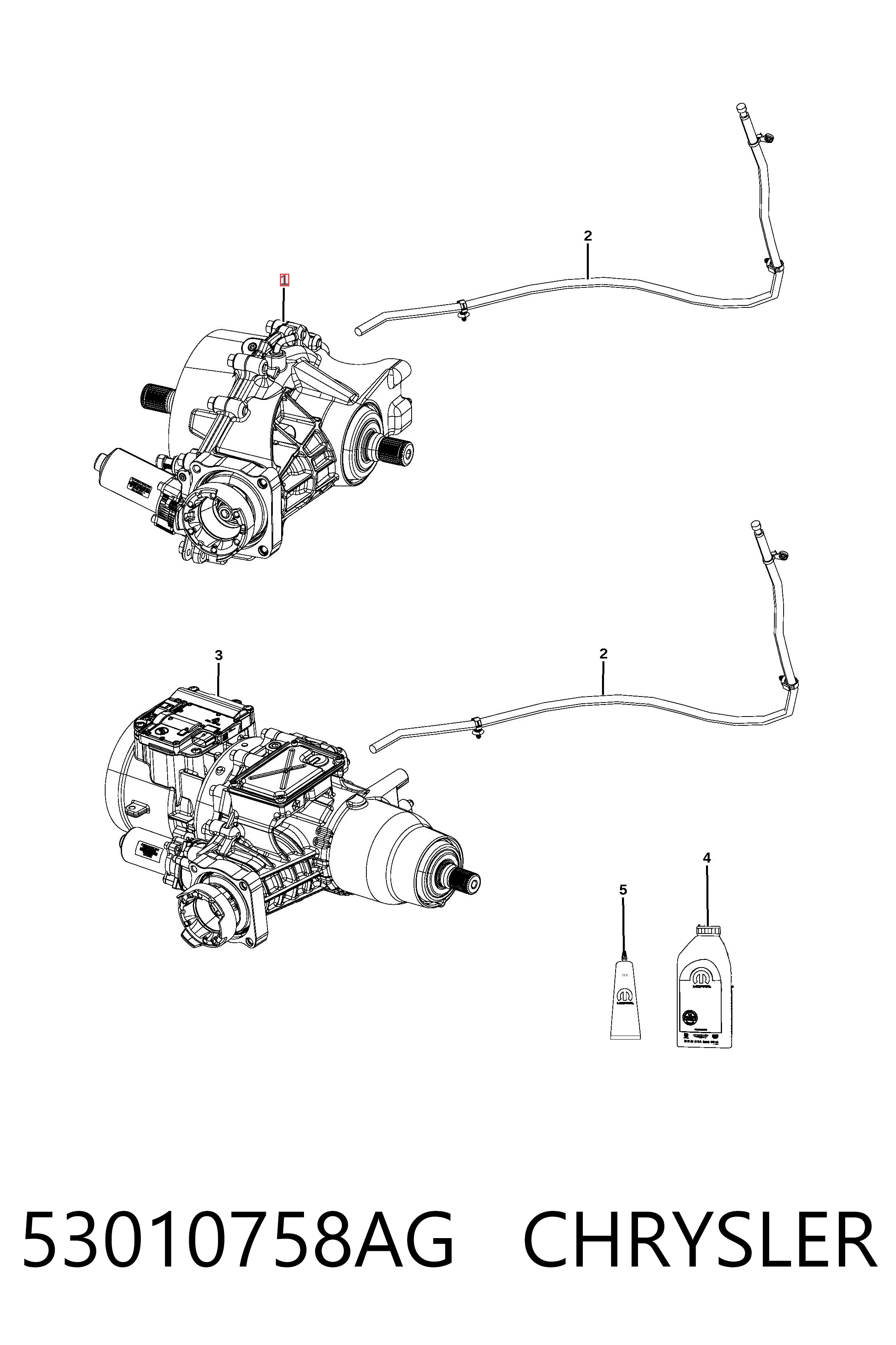 Диференціал задній Fiat/Alfa/Lancia K53010758AF