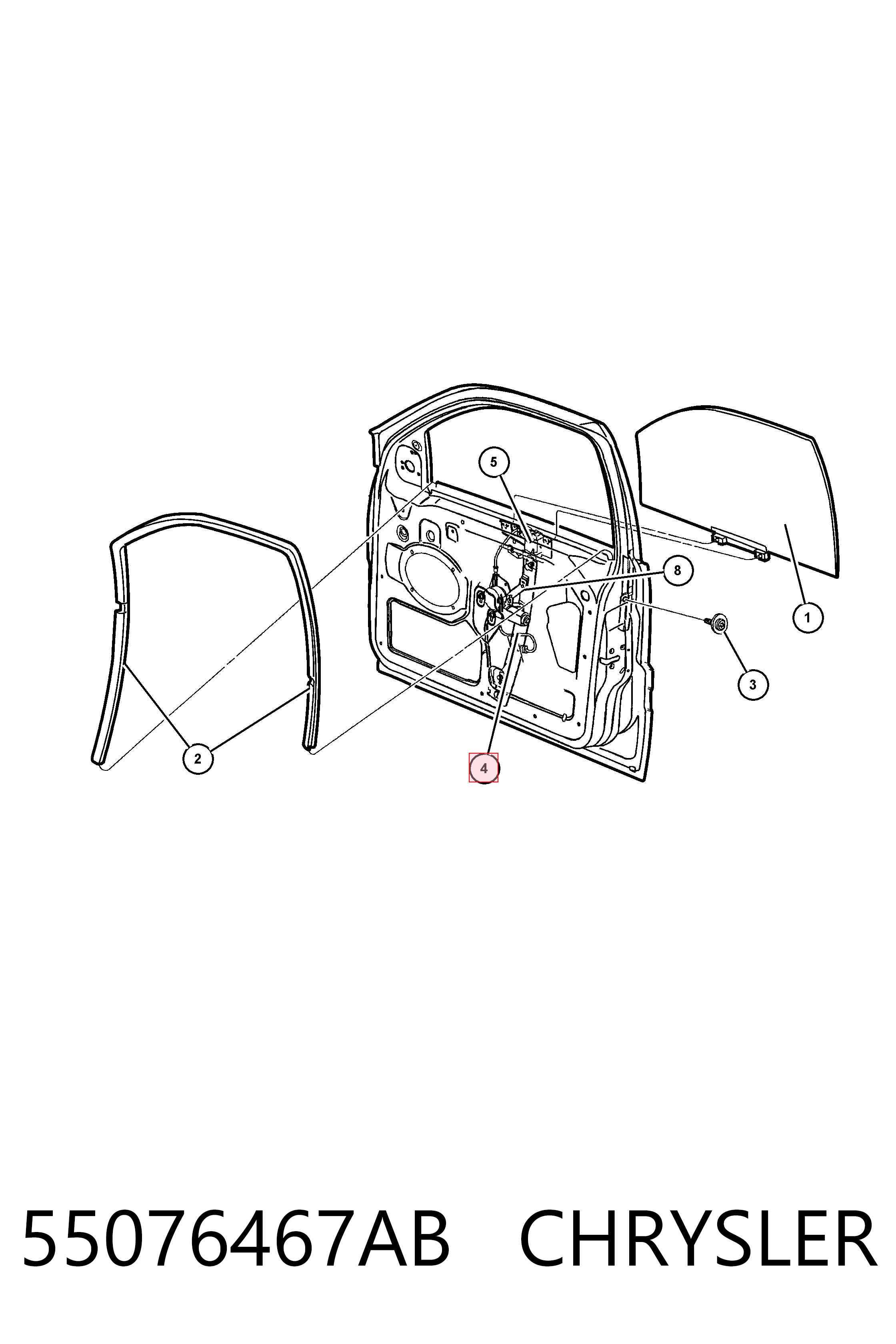Склопідйомник передньої лівої двері ACQ0368 Magneti Marelli