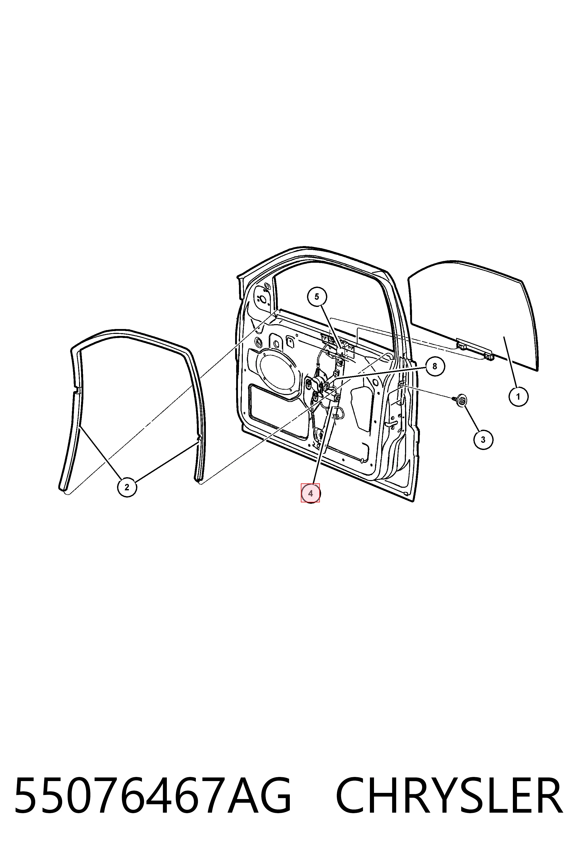 ACQ0368 Magneti Marelli Підйомник механічний вітрового скла