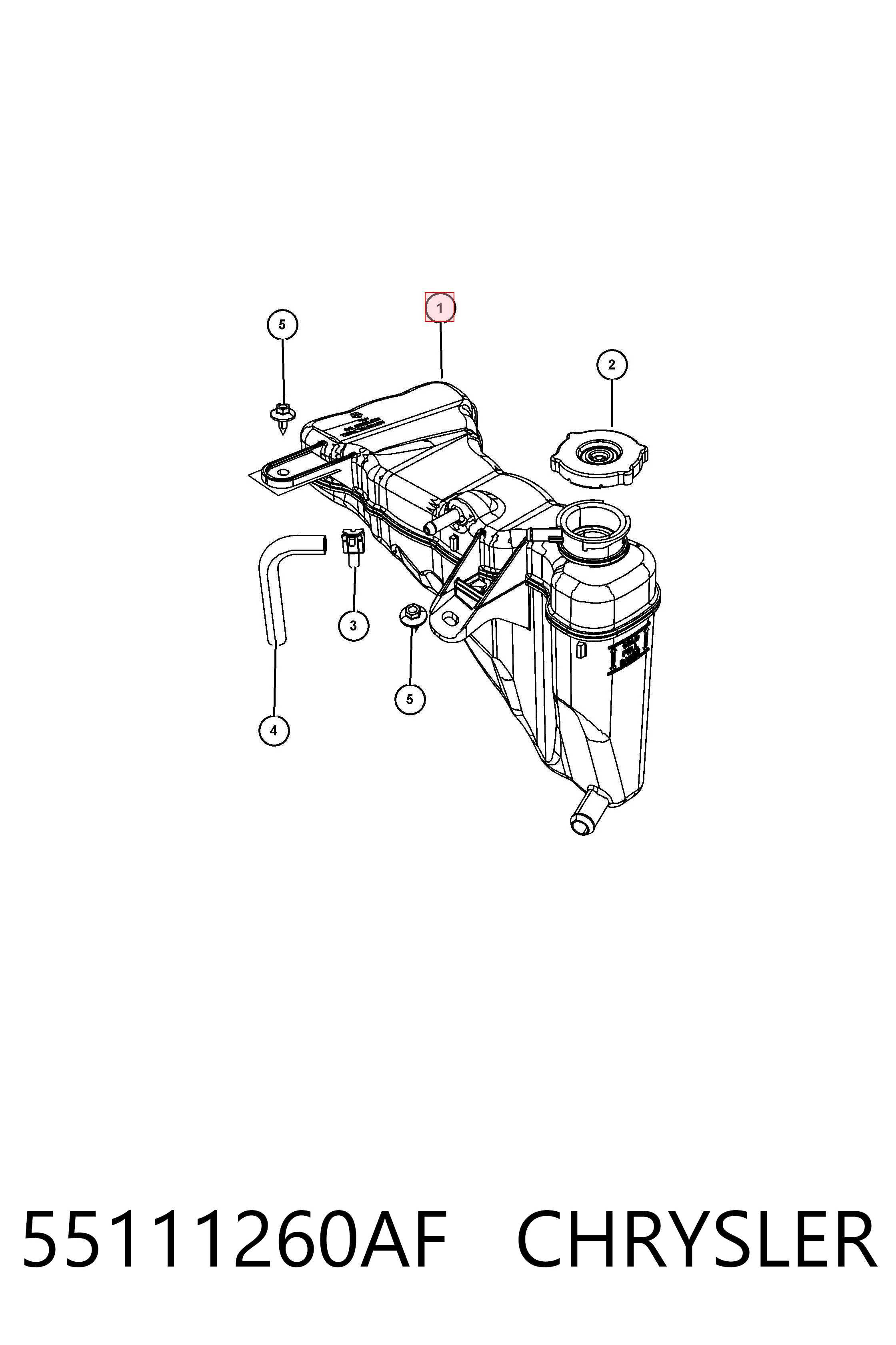 Бачок розширювальний Polcar 3123ZB3