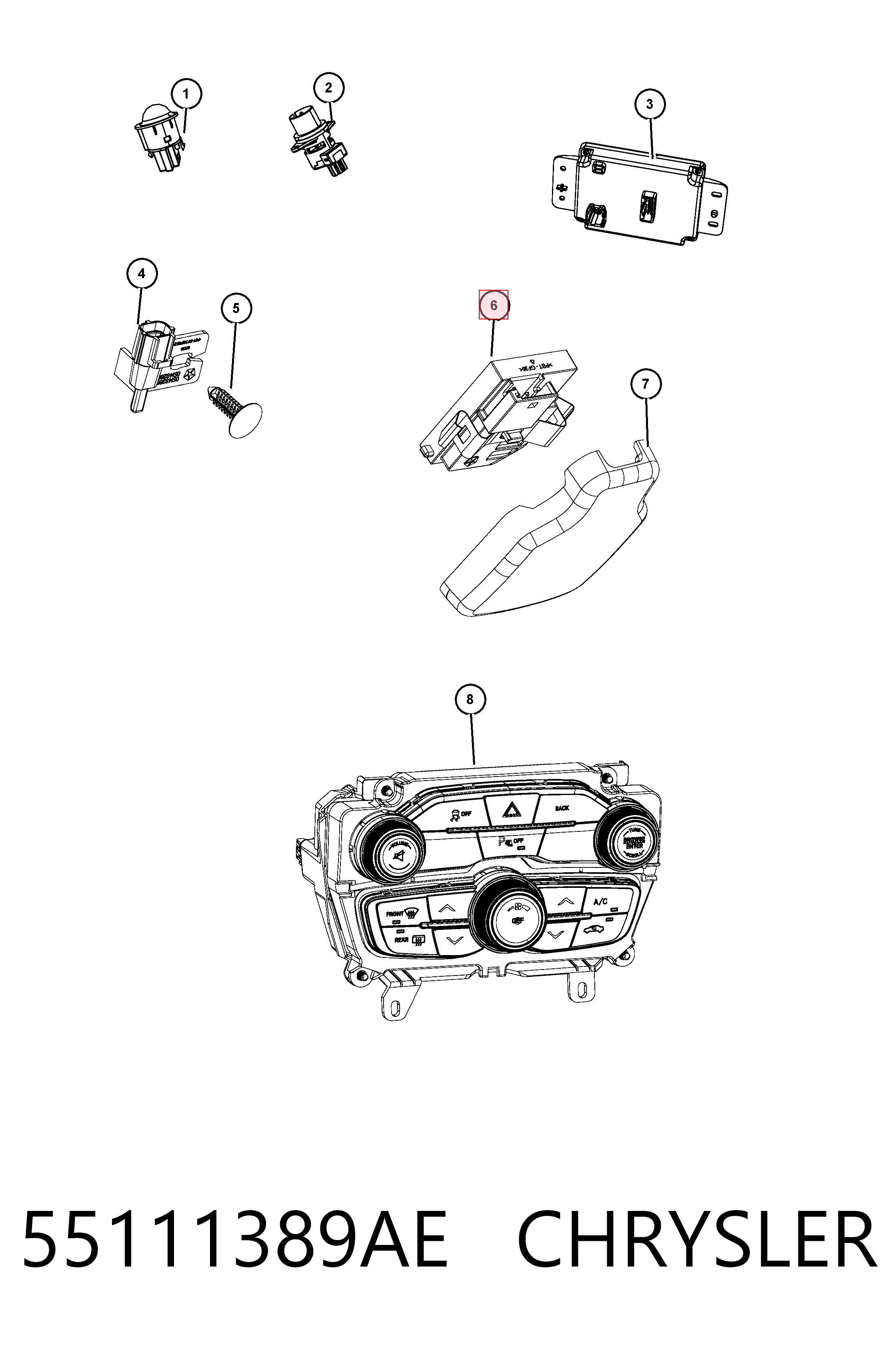 Купити K68440808AA Fiat/Alfa/Lancia 