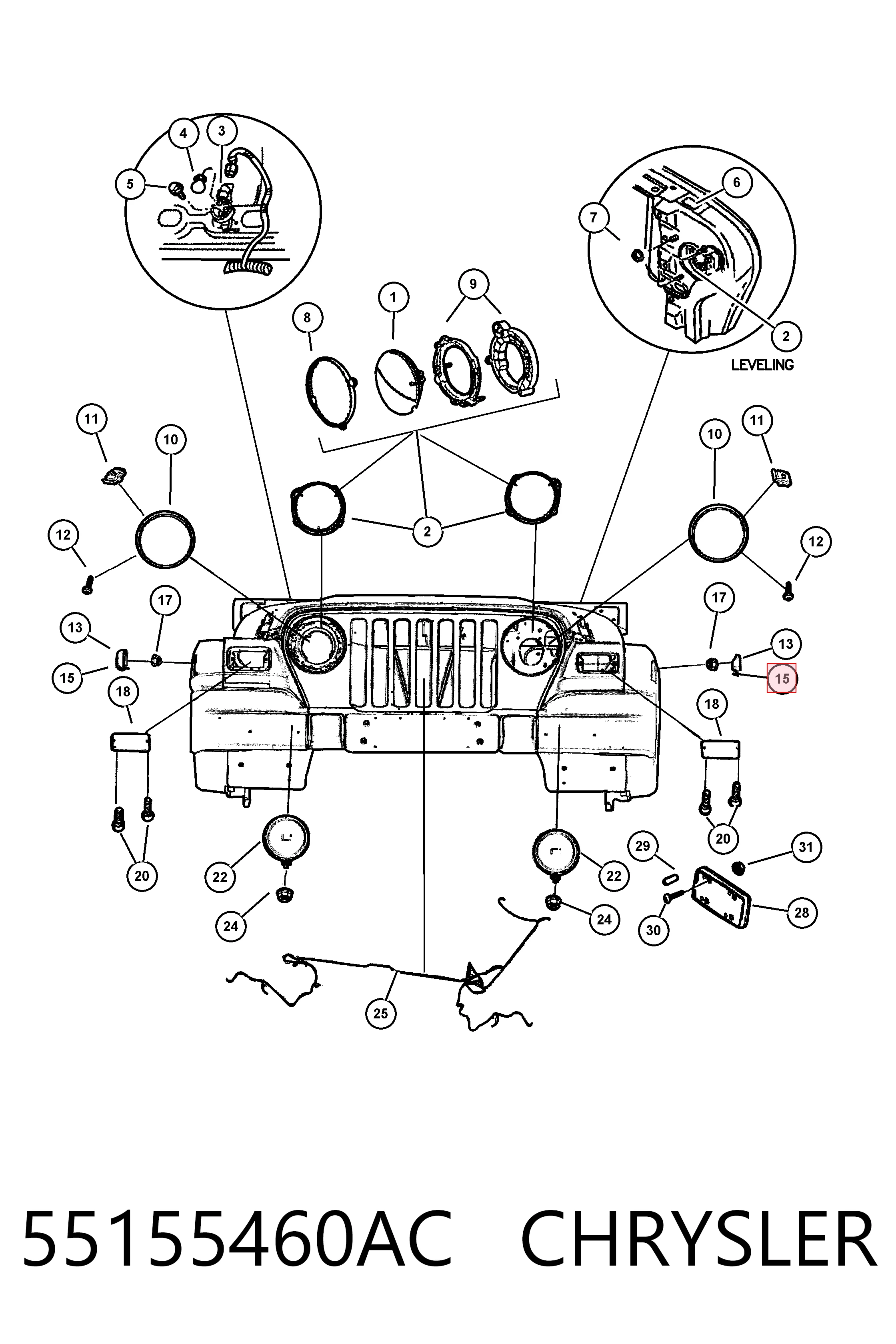 55155460AC Chrysler