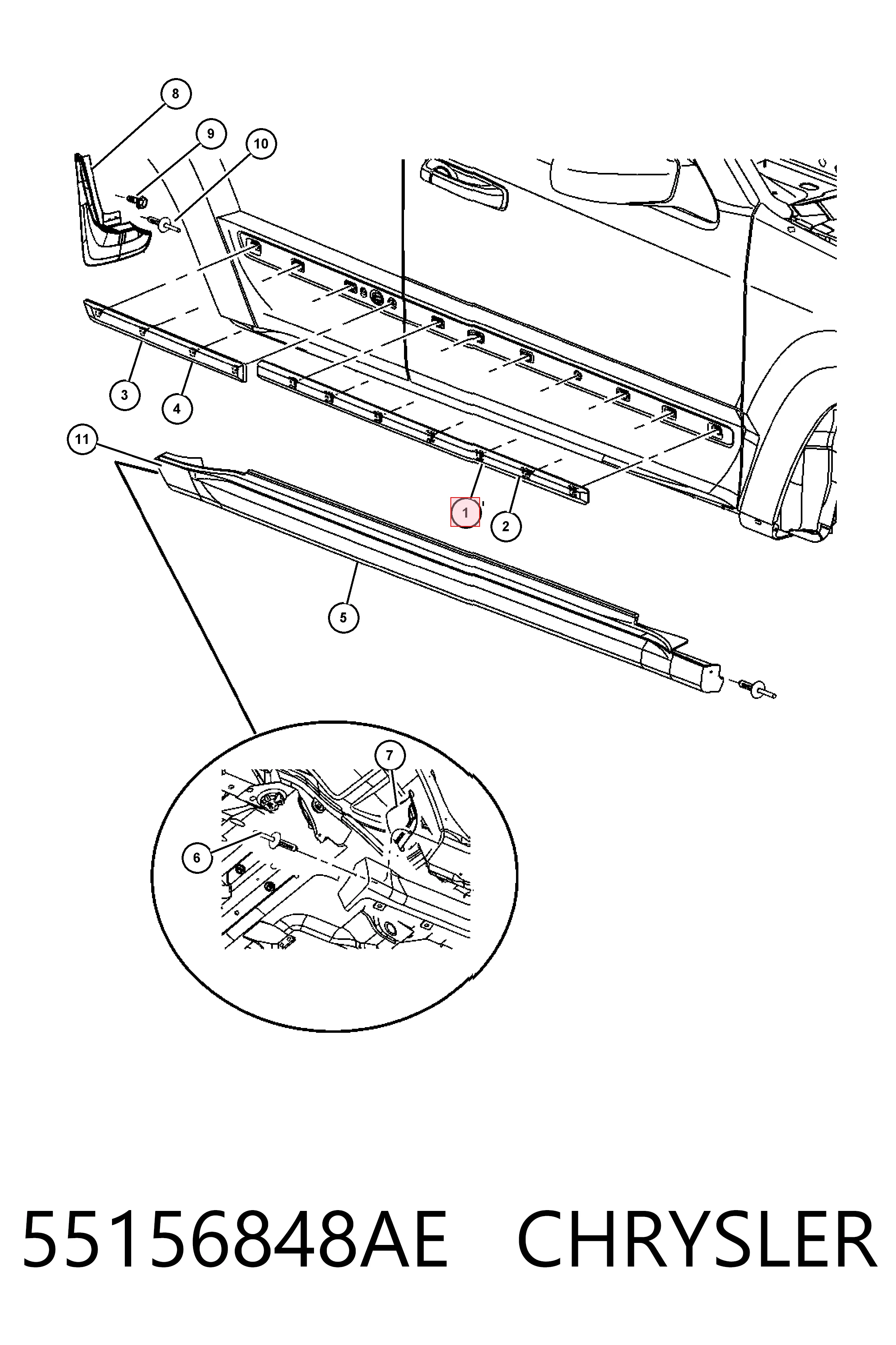 Fiat/Alfa/Lancia K55156848AD ціна, від 28.22 USD
