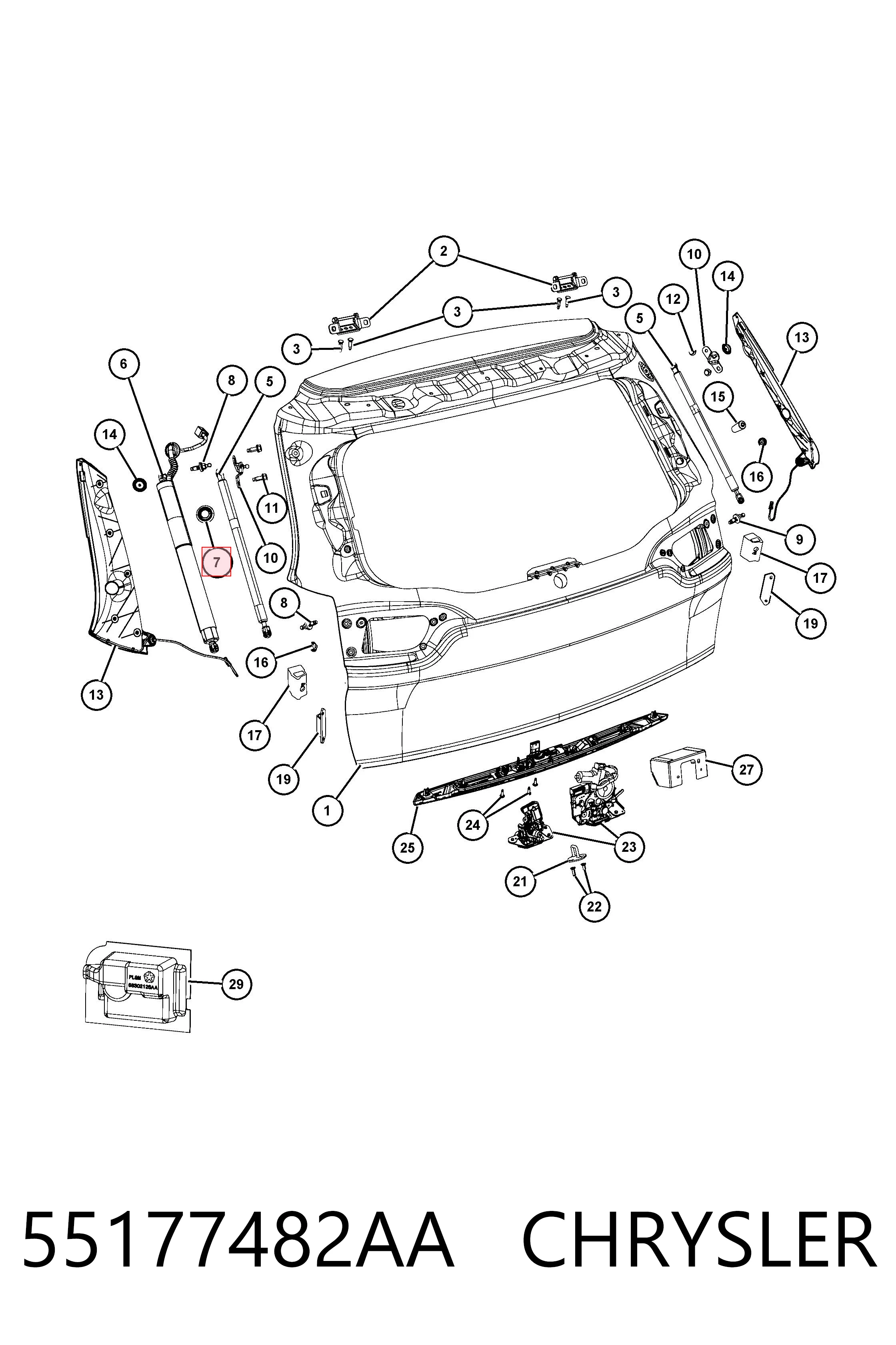 55177482AA Chrysler 