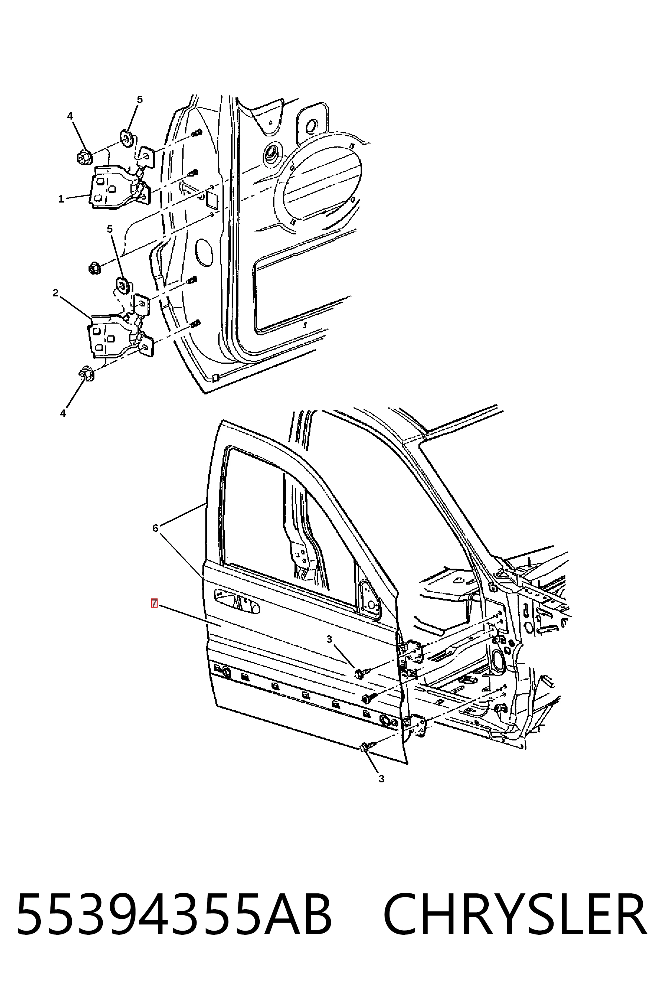 55394355AB Chrysler 