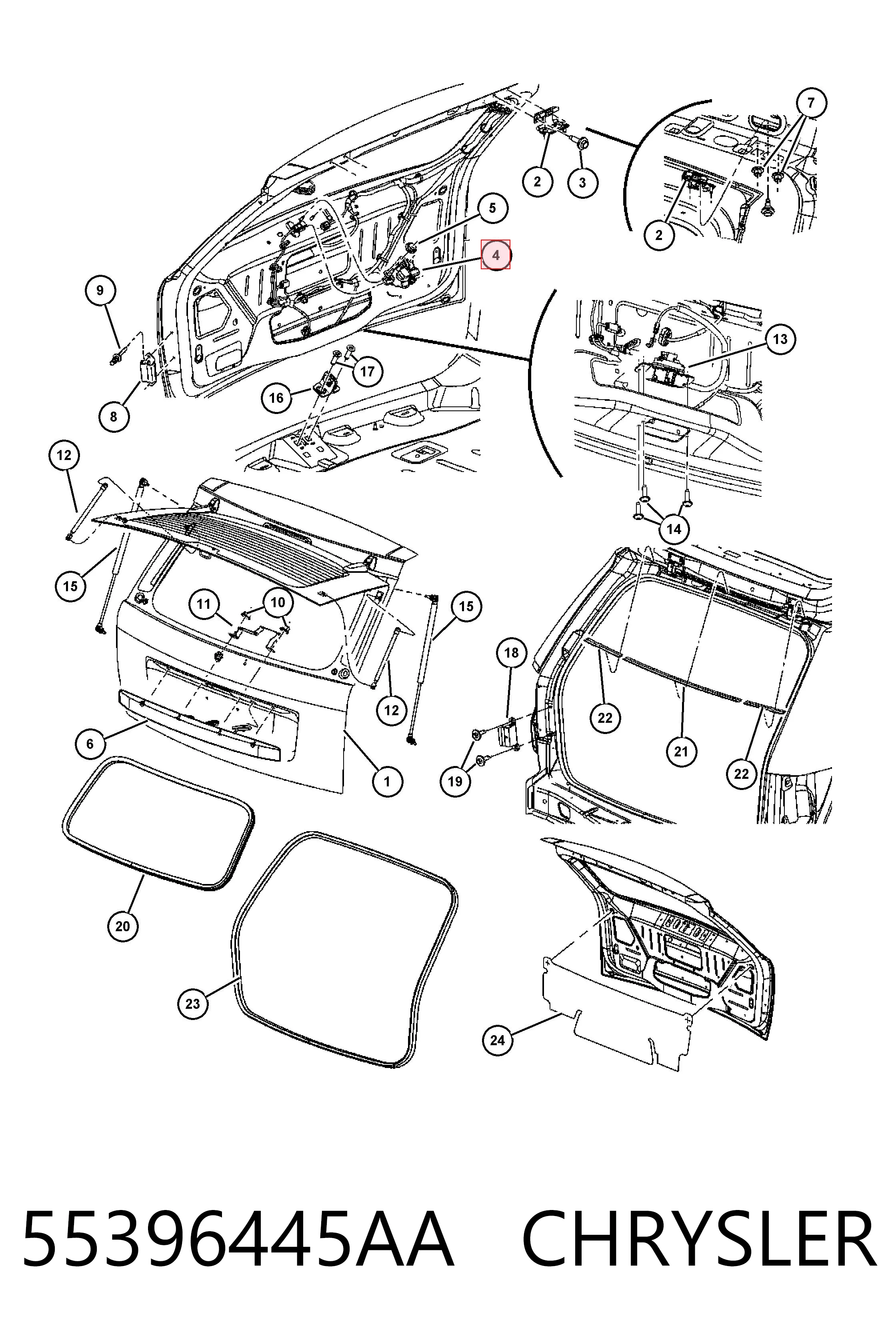 55396445AA Chrysler 