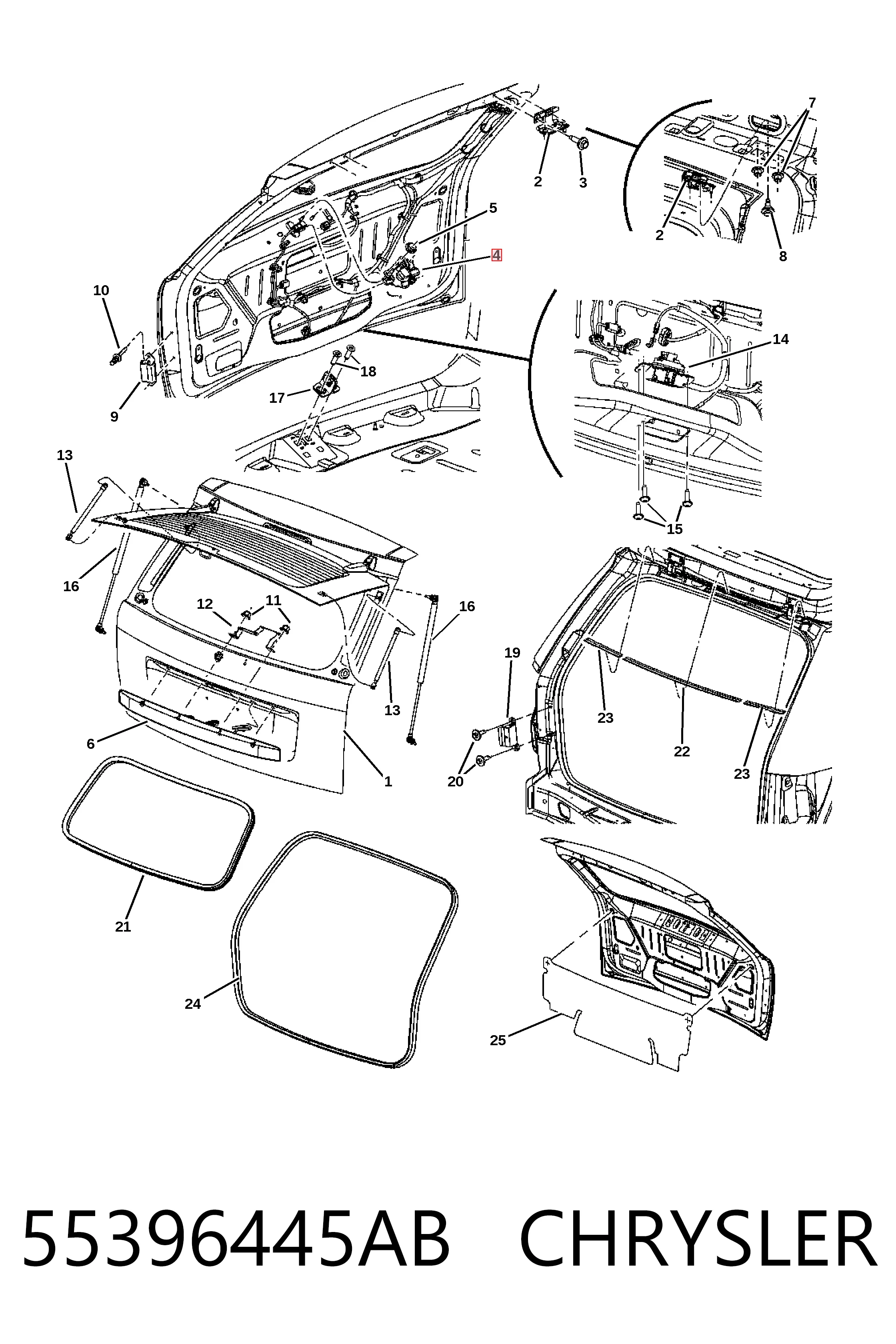 Fiat/Alfa/Lancia K55396445AB ціна, від 14.11 USD