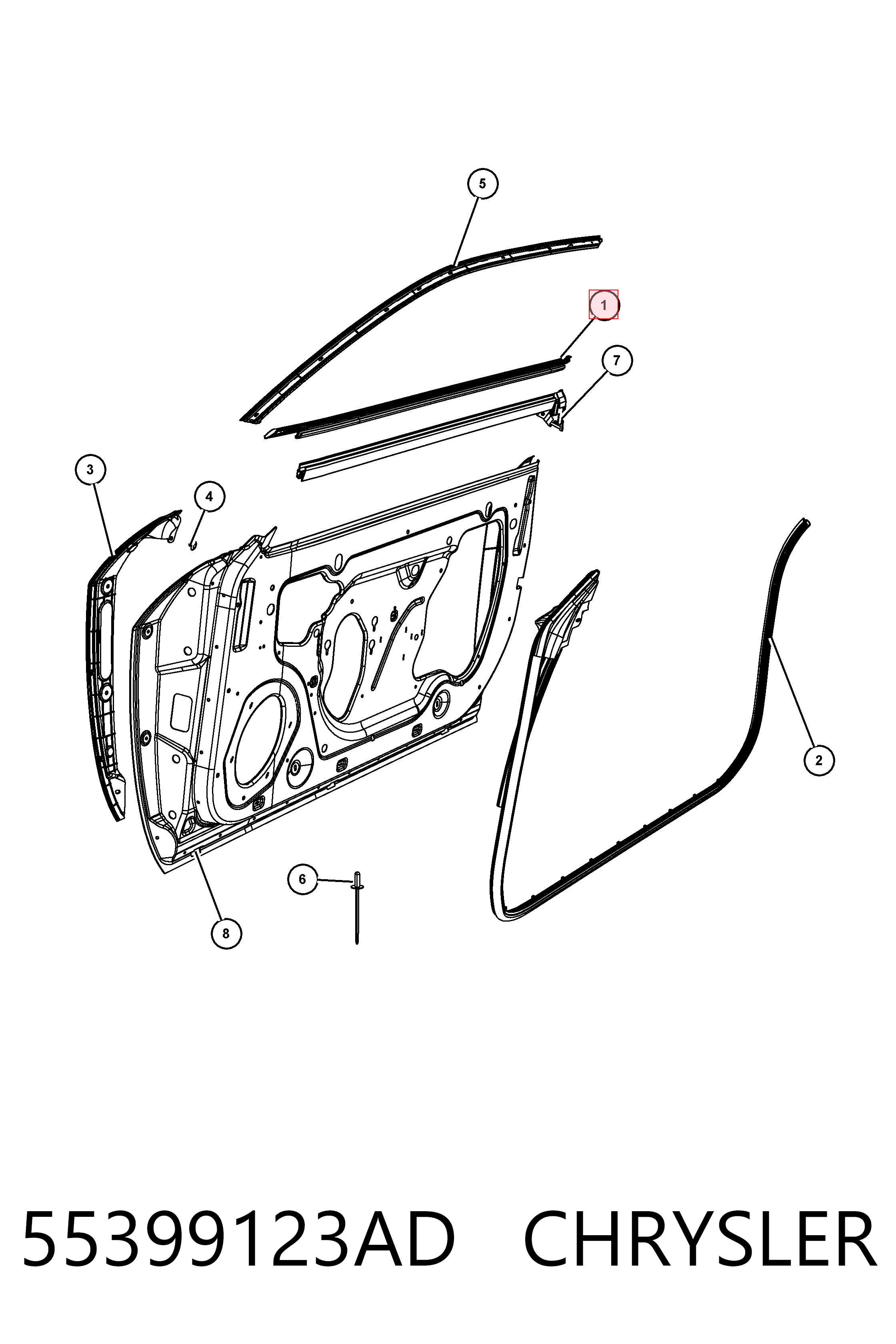 Купити K55399123AG Fiat/Alfa/Lancia 
