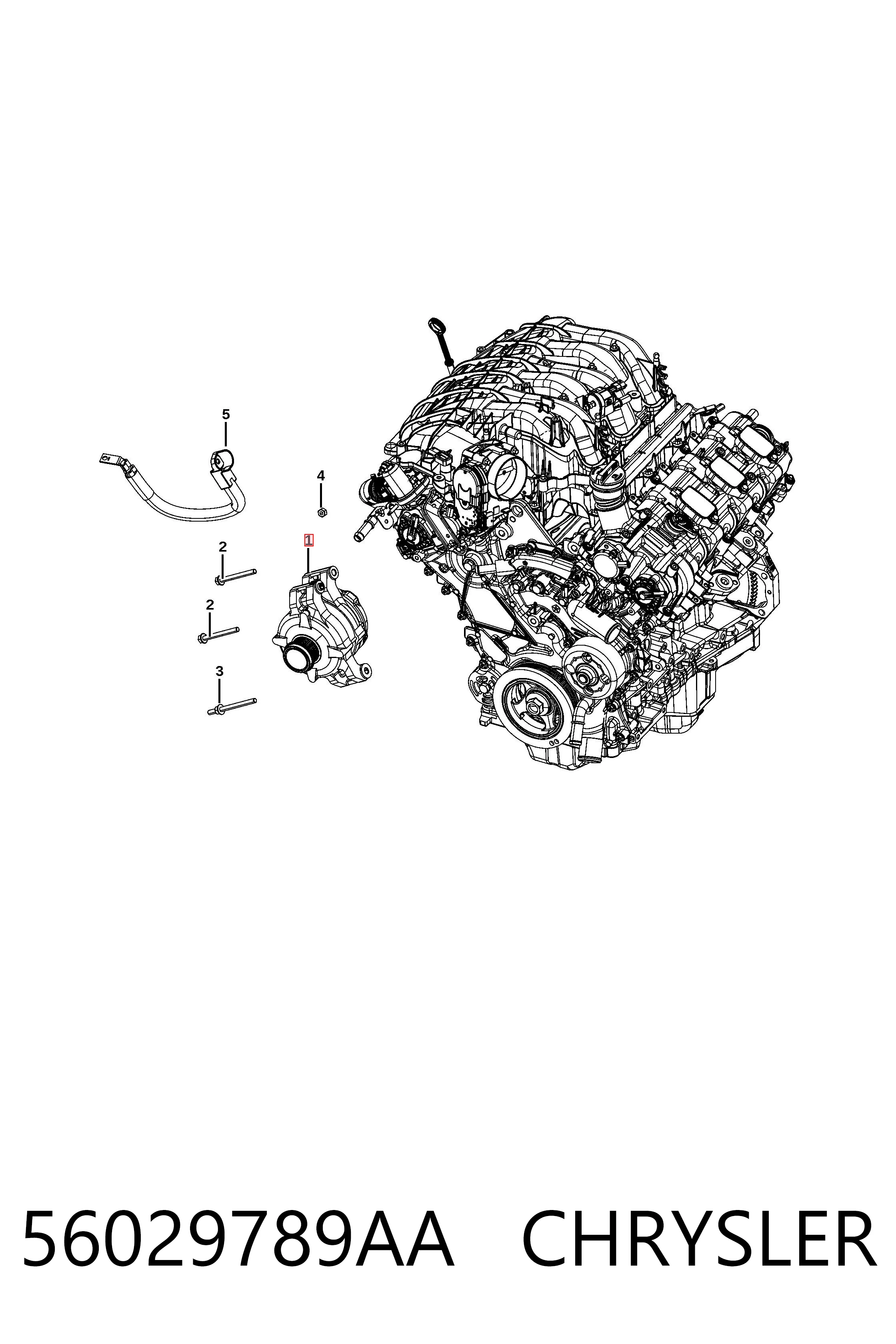 56029789AA Chrysler 