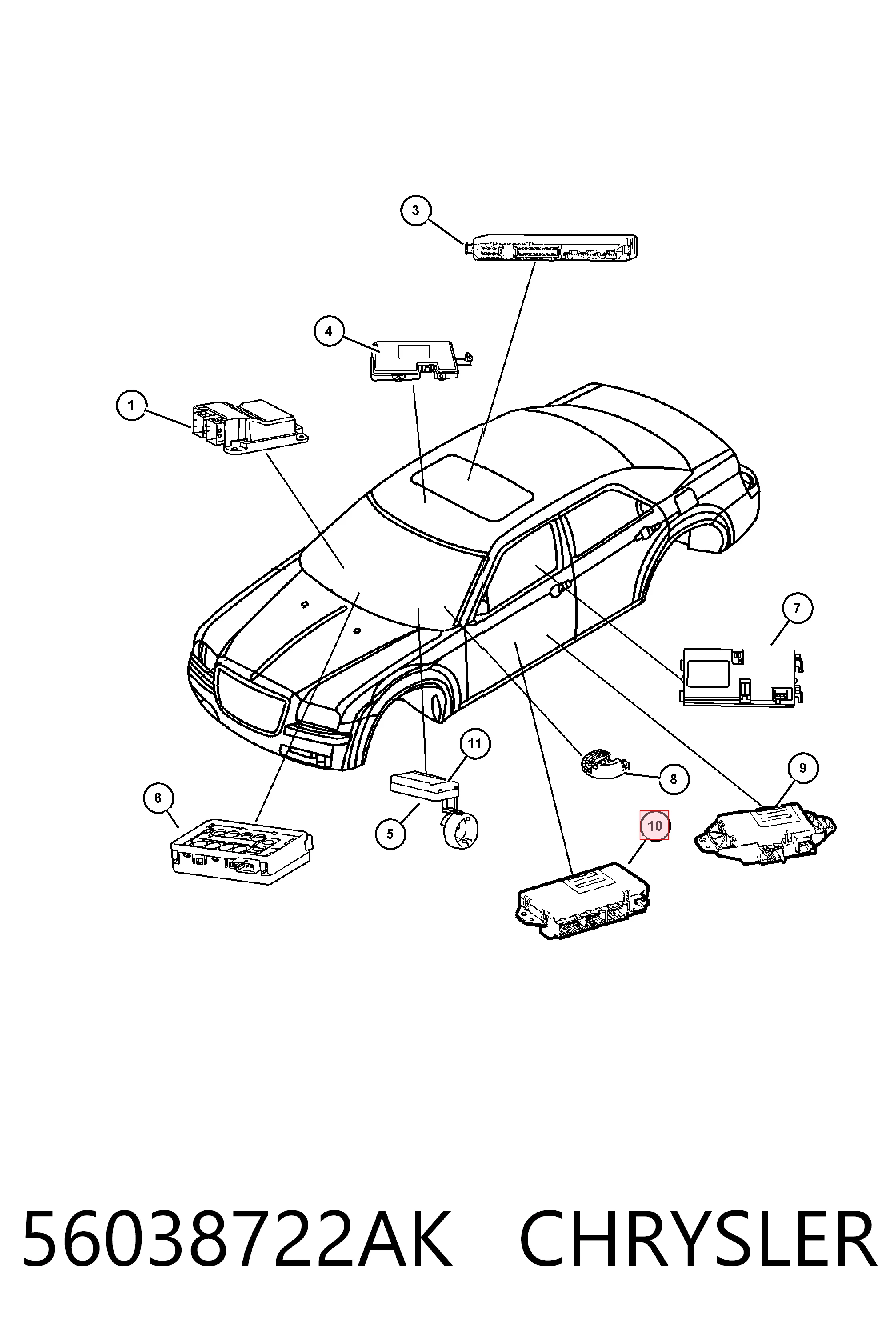 K56038722AN Fiat/Alfa/Lancia 