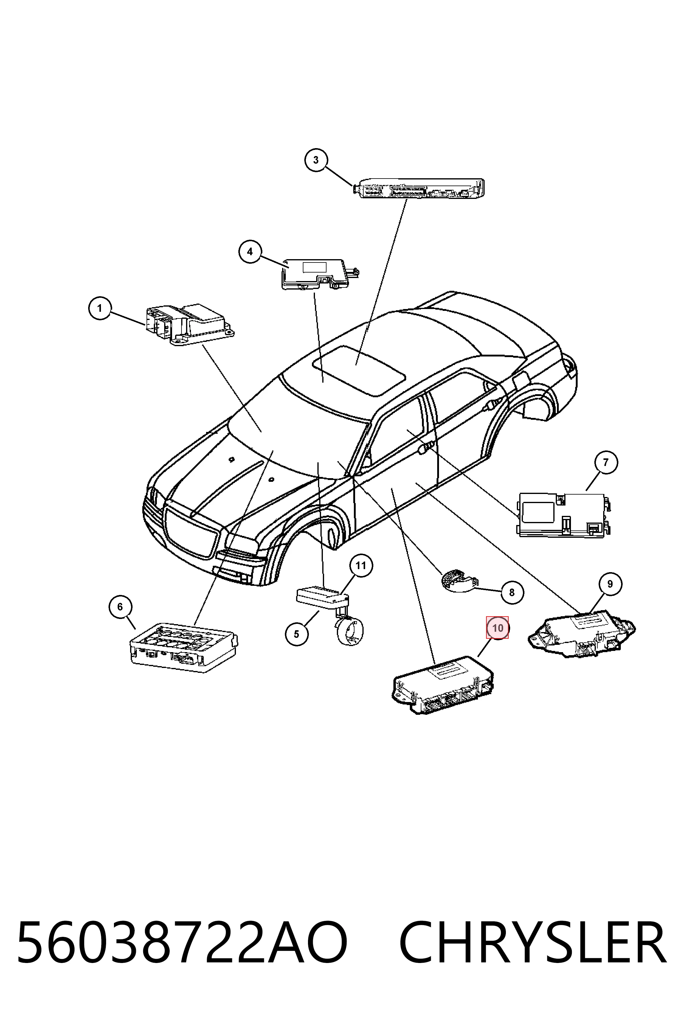  K56038722AN Fiat/Alfa/Lancia
