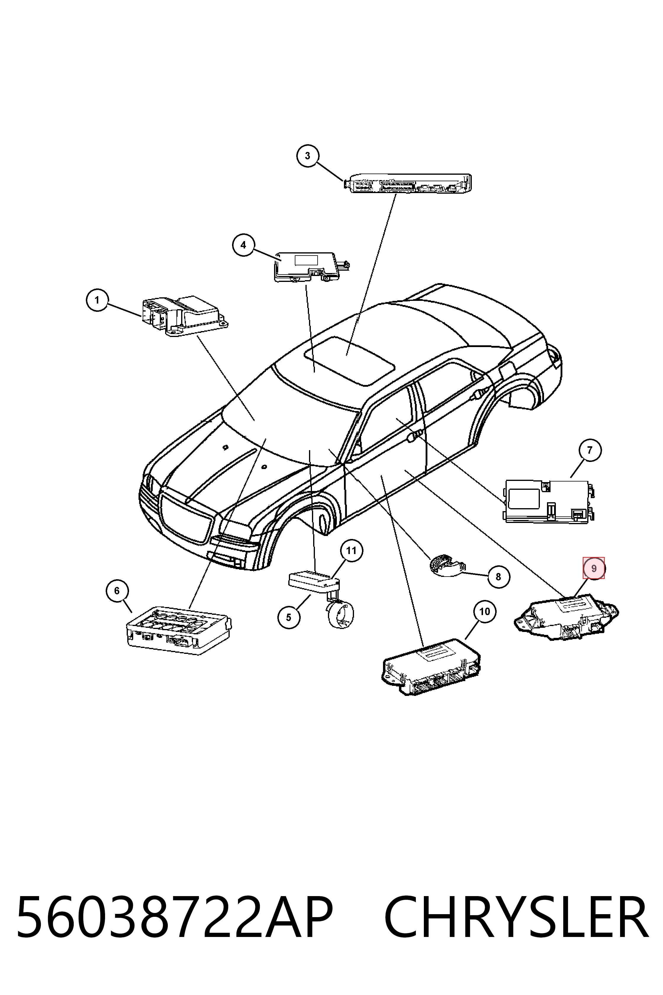  Fiat/Alfa/Lancia K56038722AN