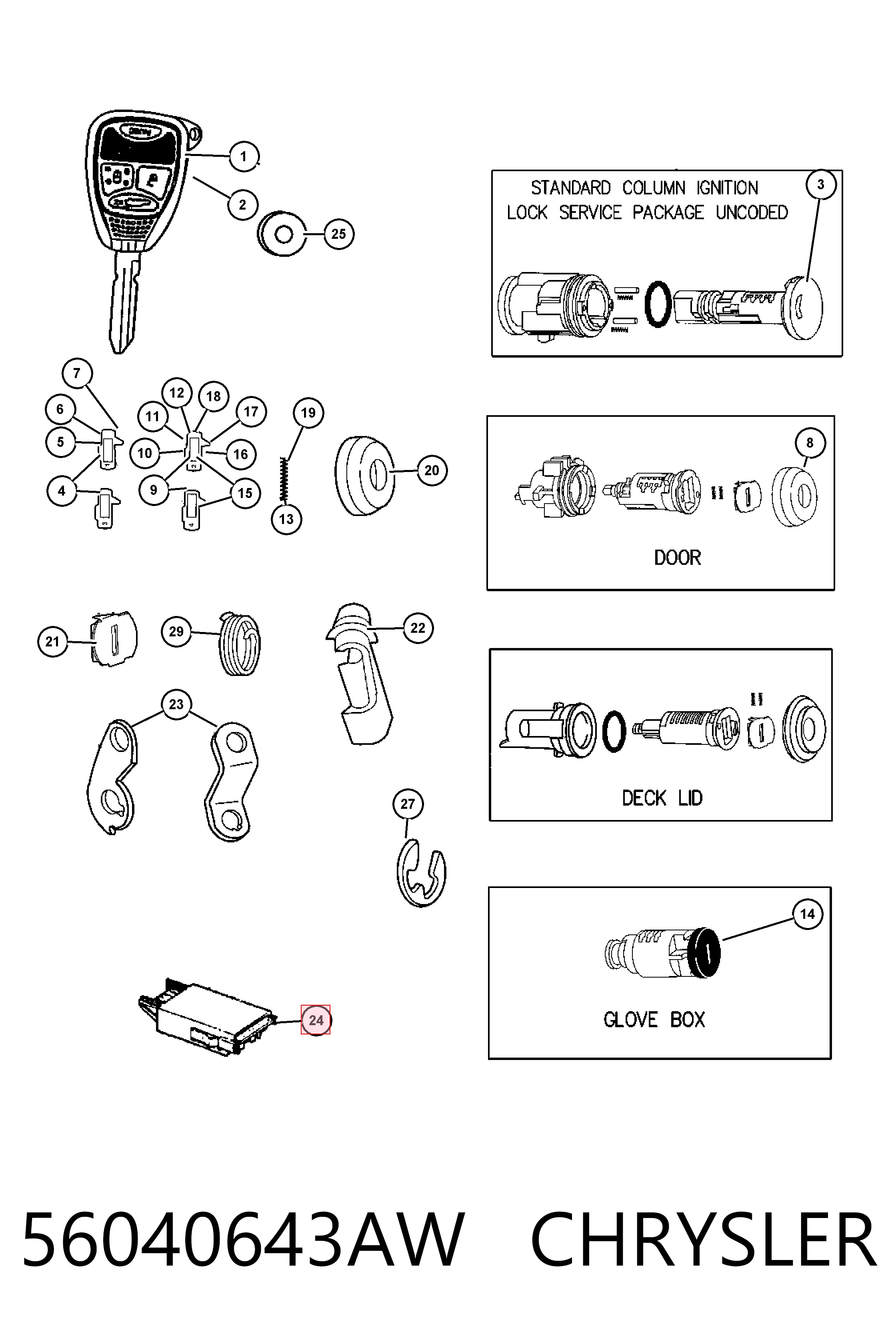 K56040643AU Fiat/Alfa/Lancia 