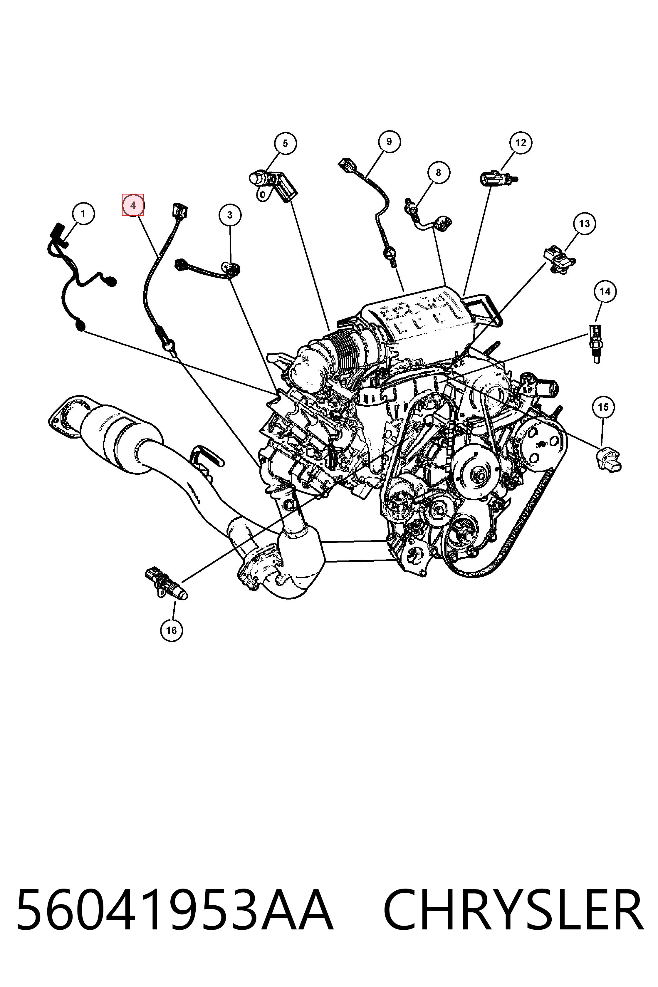 Лямбдазонд, датчик кисню до каталізатора OSM142 Magneti Marelli