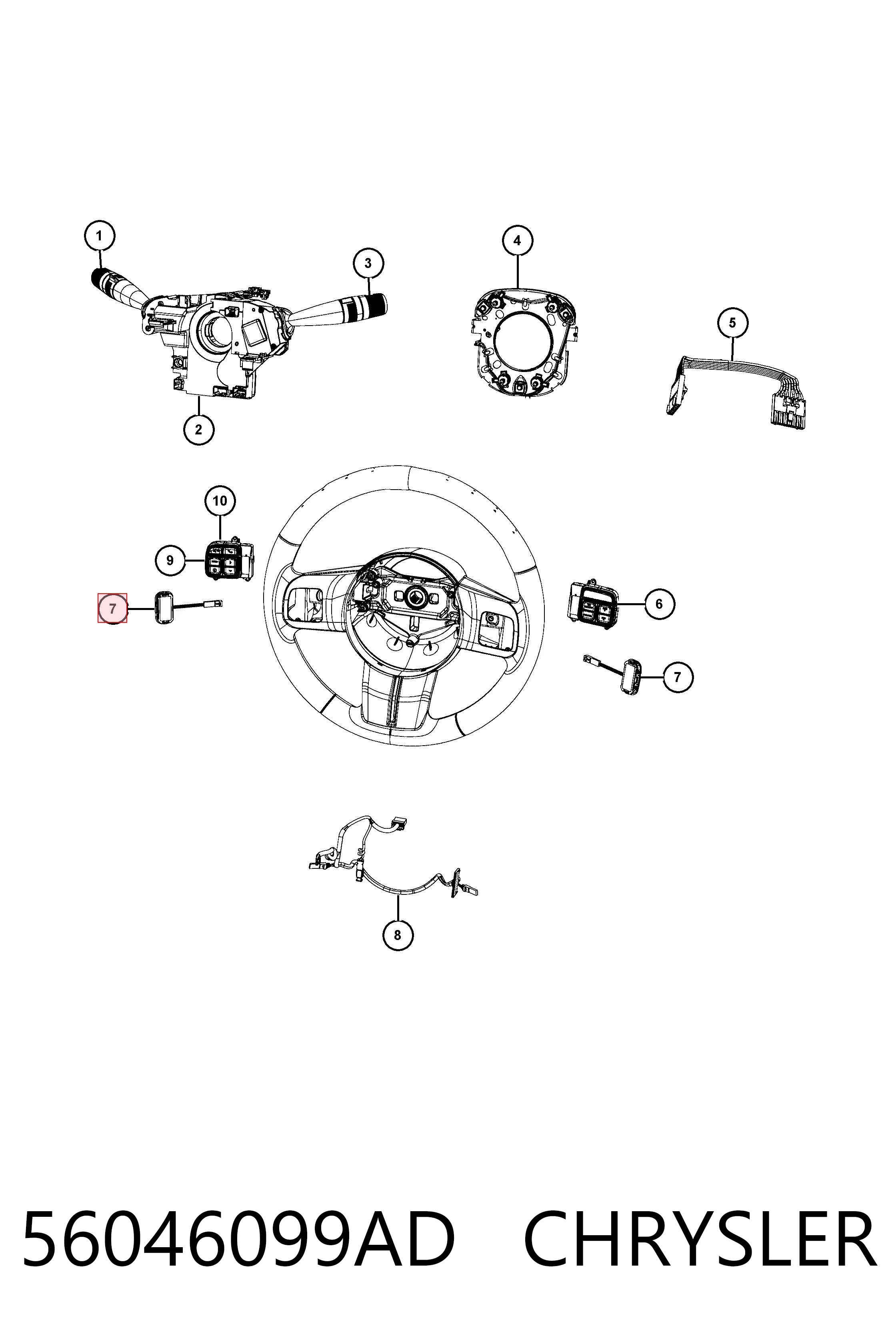 56046099AD Chrysler 