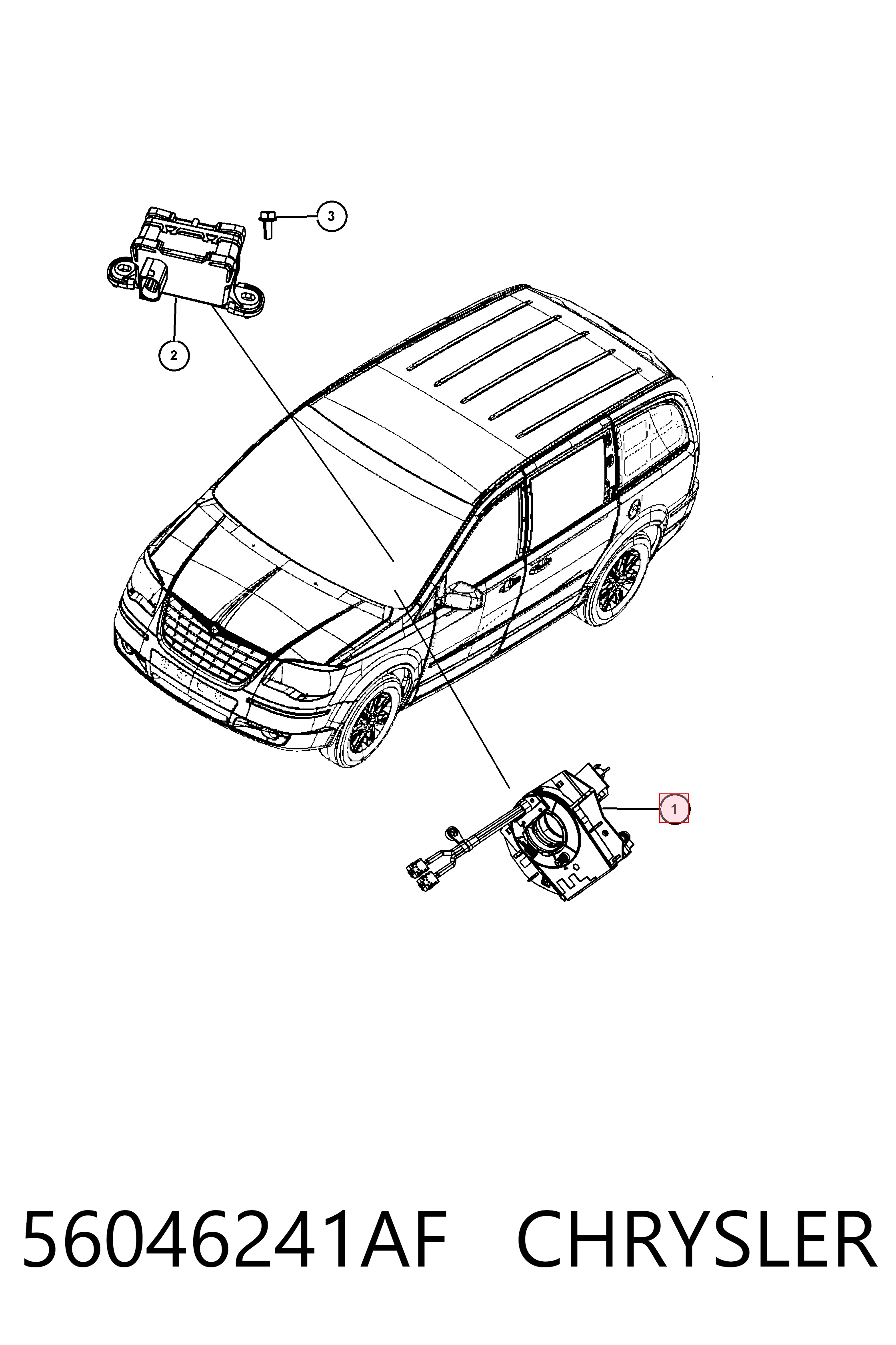 Кільце подушки безпеки Dorman 525130