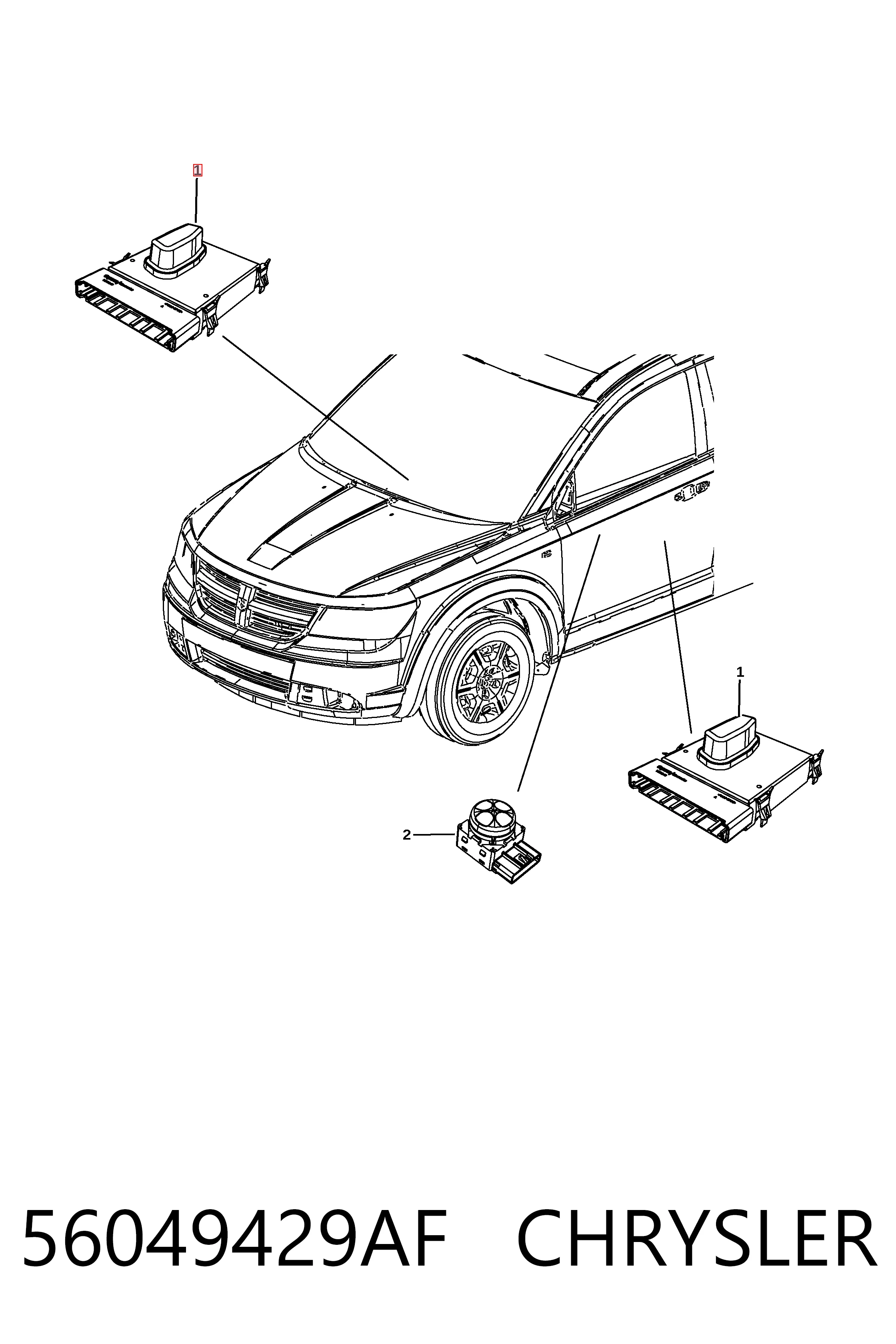  Fiat/Alfa/Lancia K56049429AE