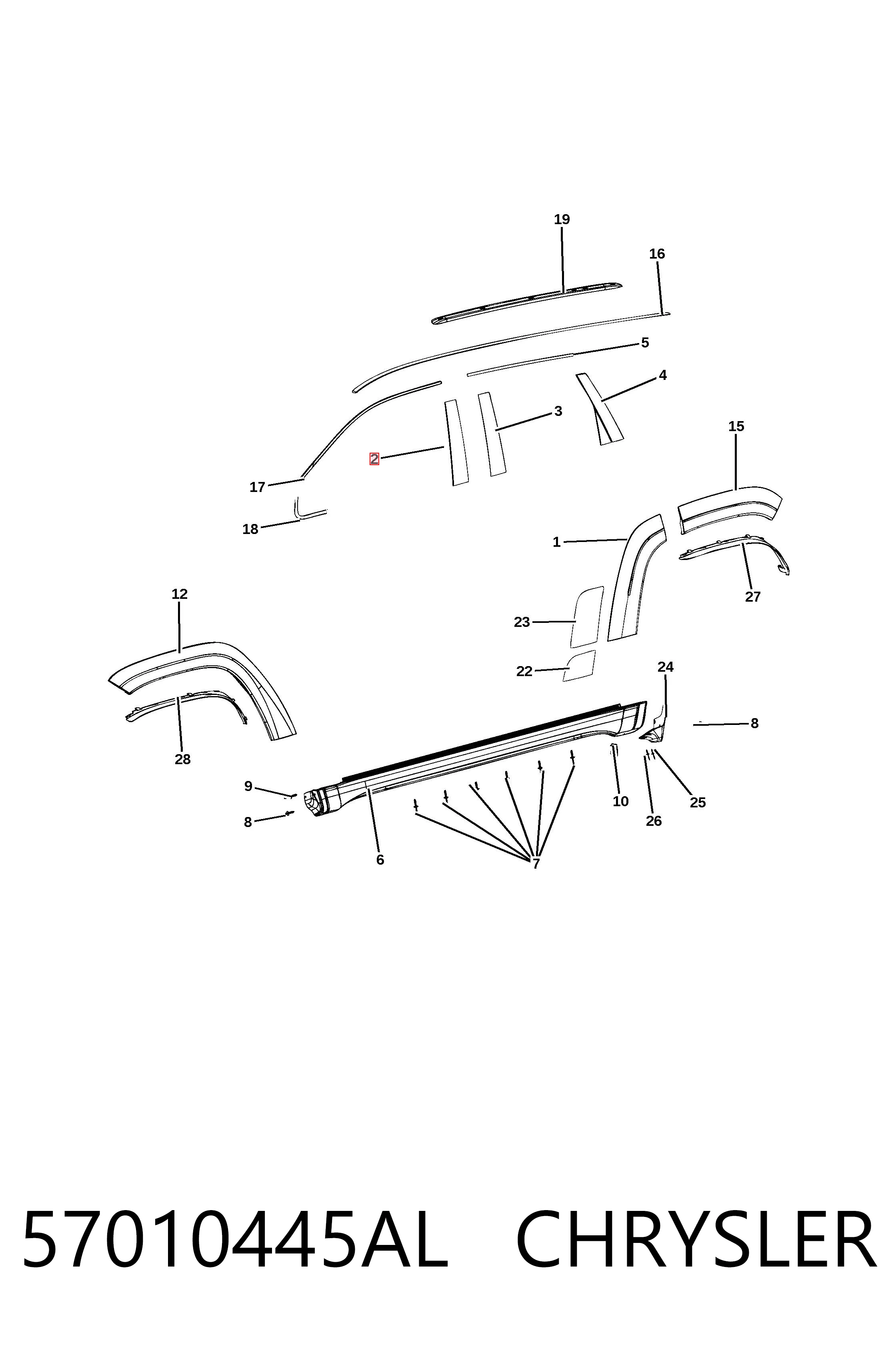  Fiat/Alfa/Lancia K57010445AN ціна, від 17.51 USD
