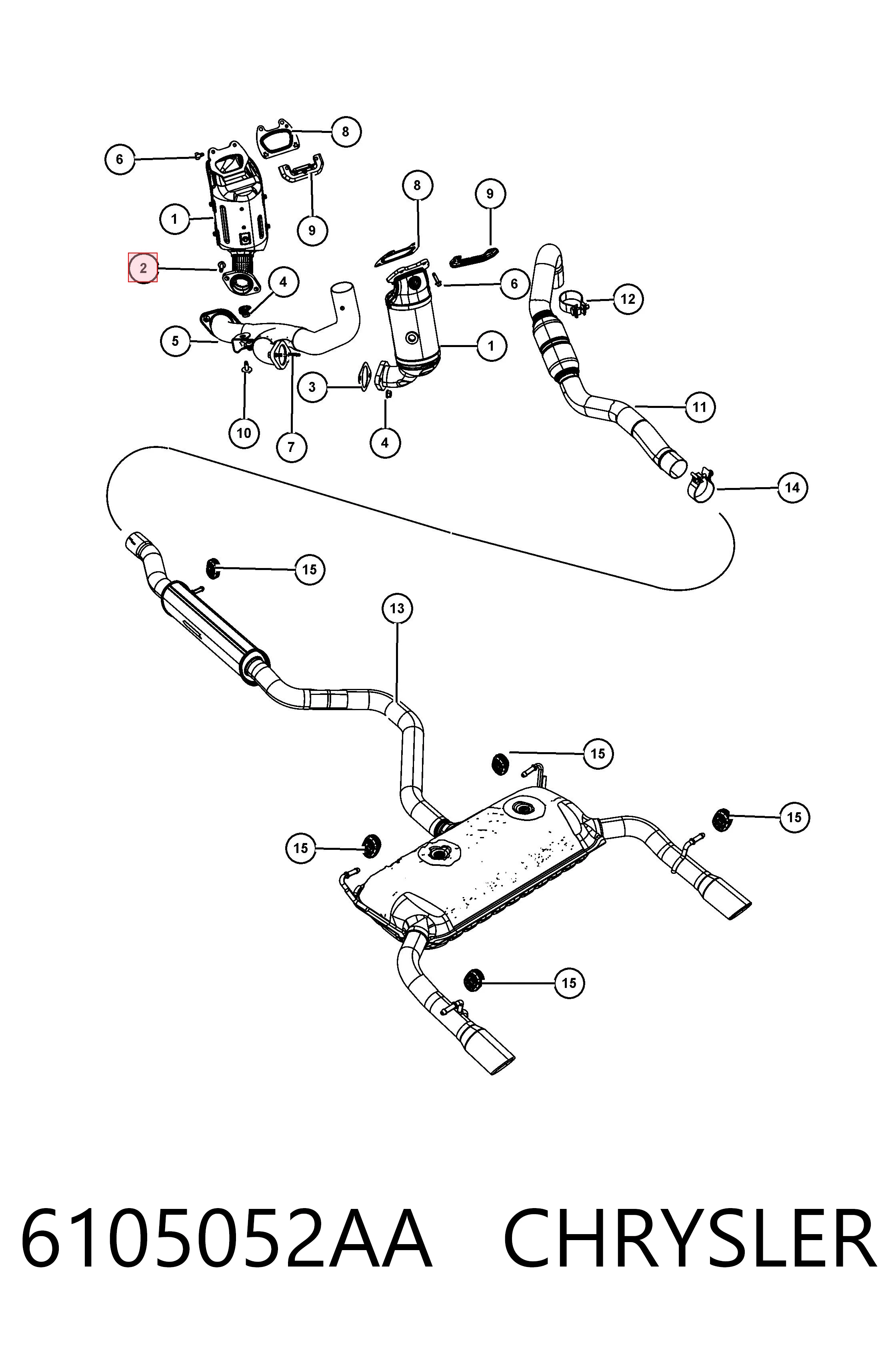  Fiat/Alfa/Lancia K06105052AA ціна, від 0.32 USD