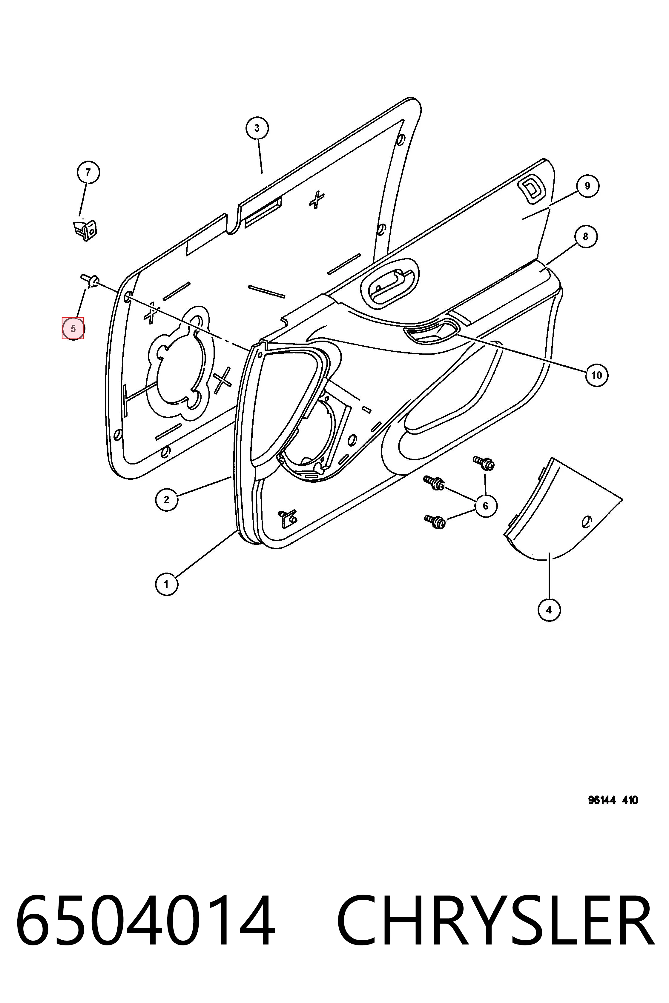 6504014 Chrysler 