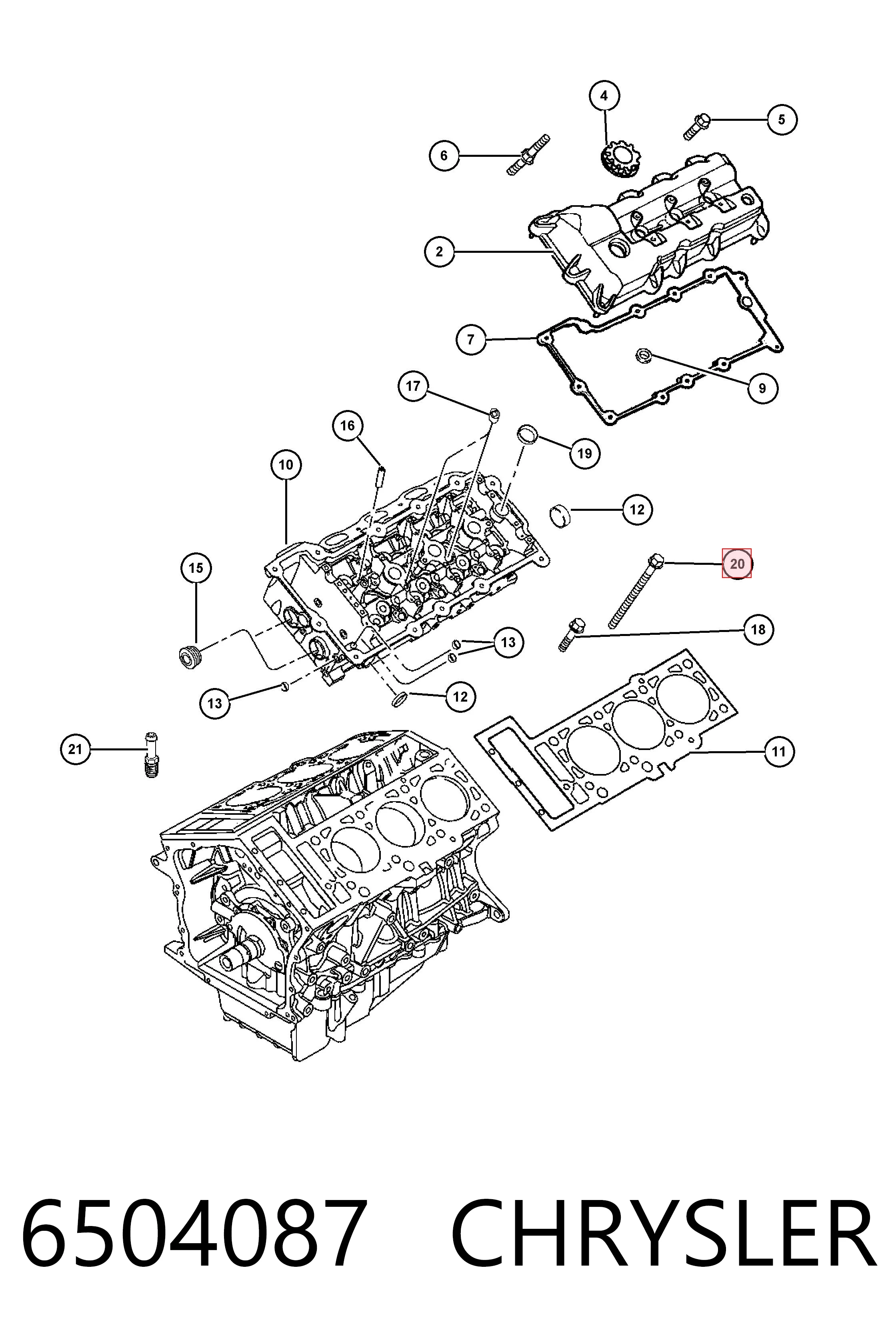 6504087 Chrysler 