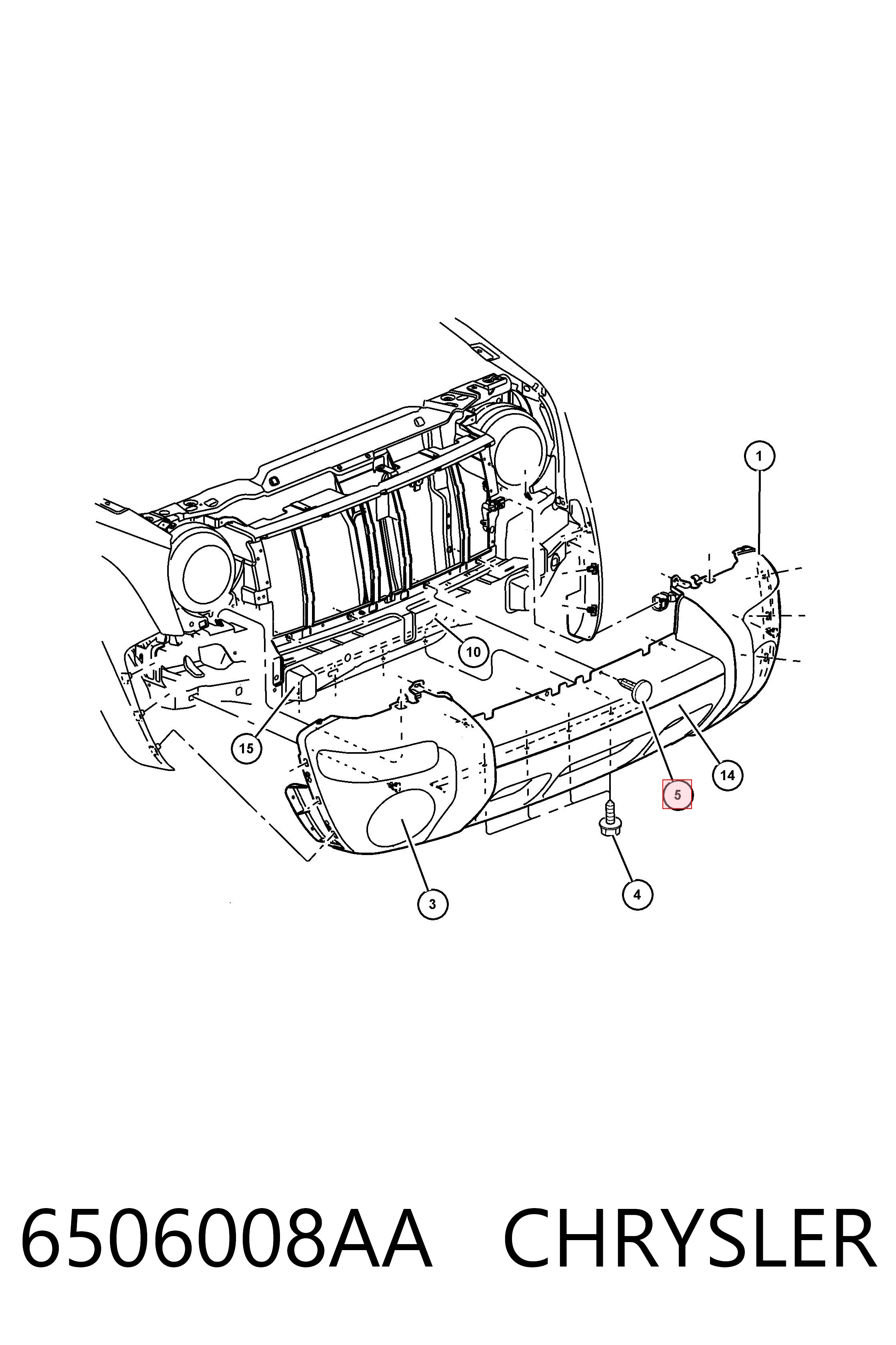6506008AA Chrysler 