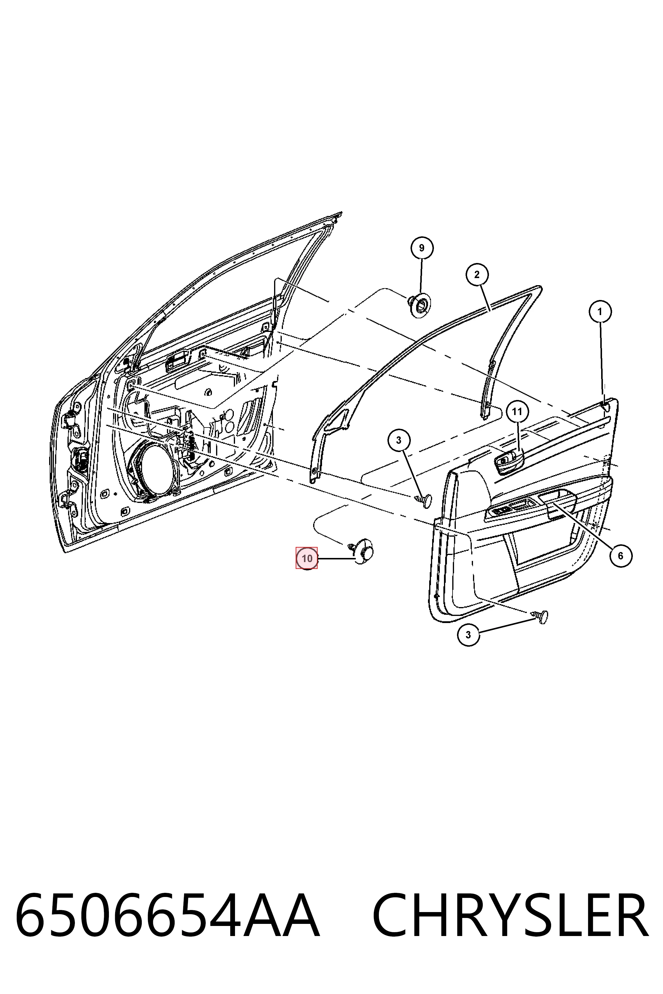 K06506654AA Fiat/Alfa/Lancia 