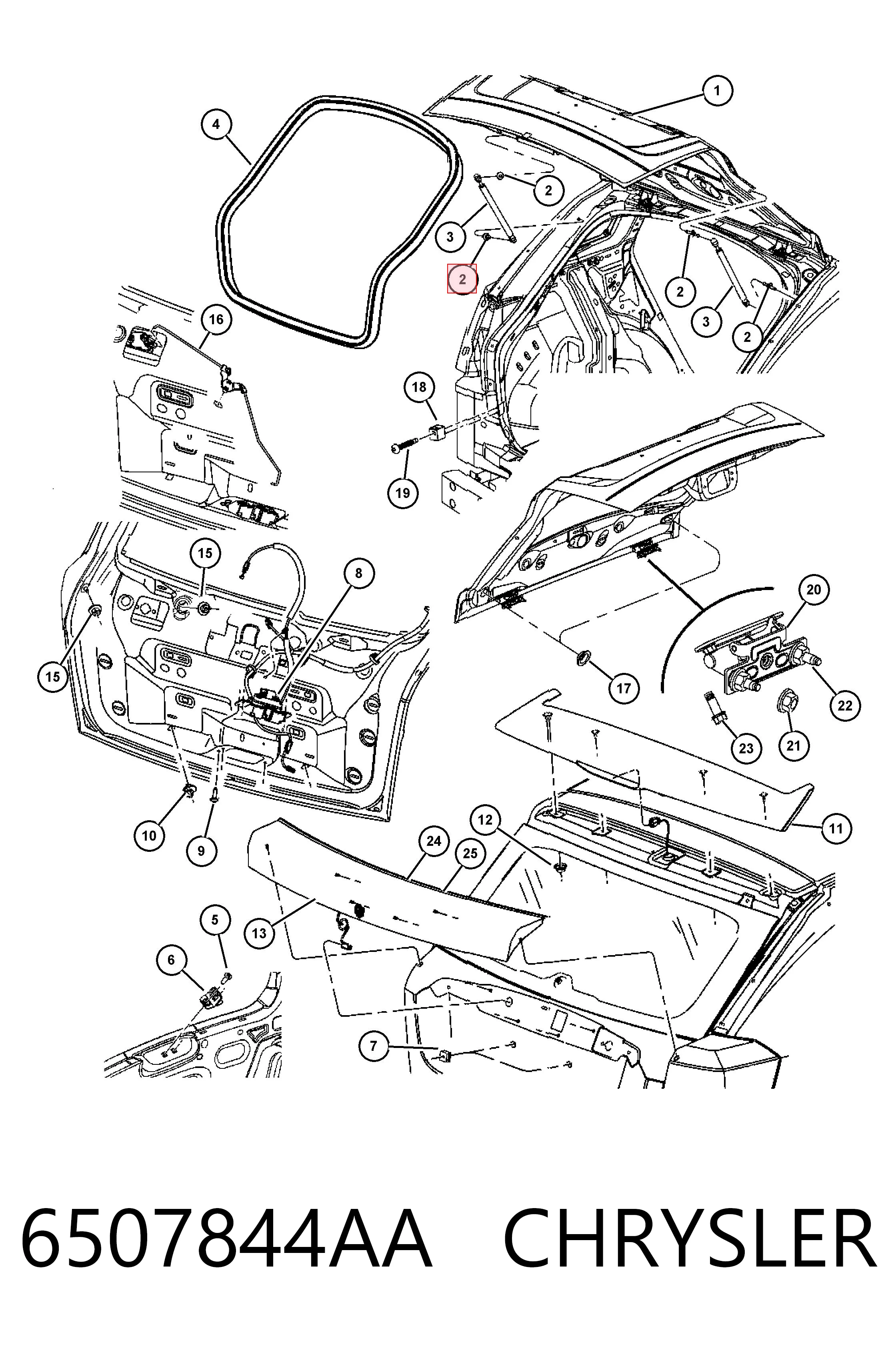 6507844AA Chrysler 