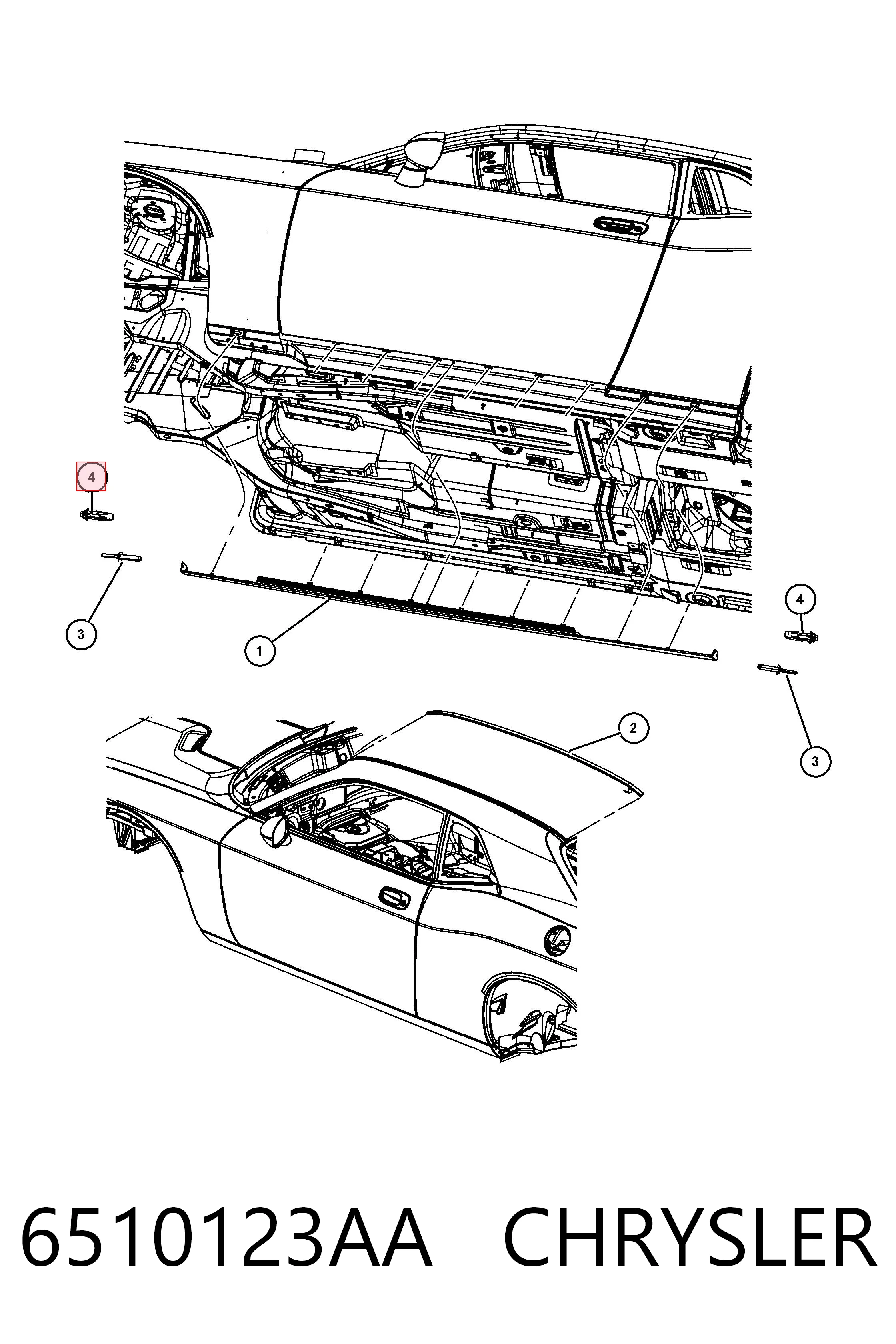 6510123AA Chrysler 