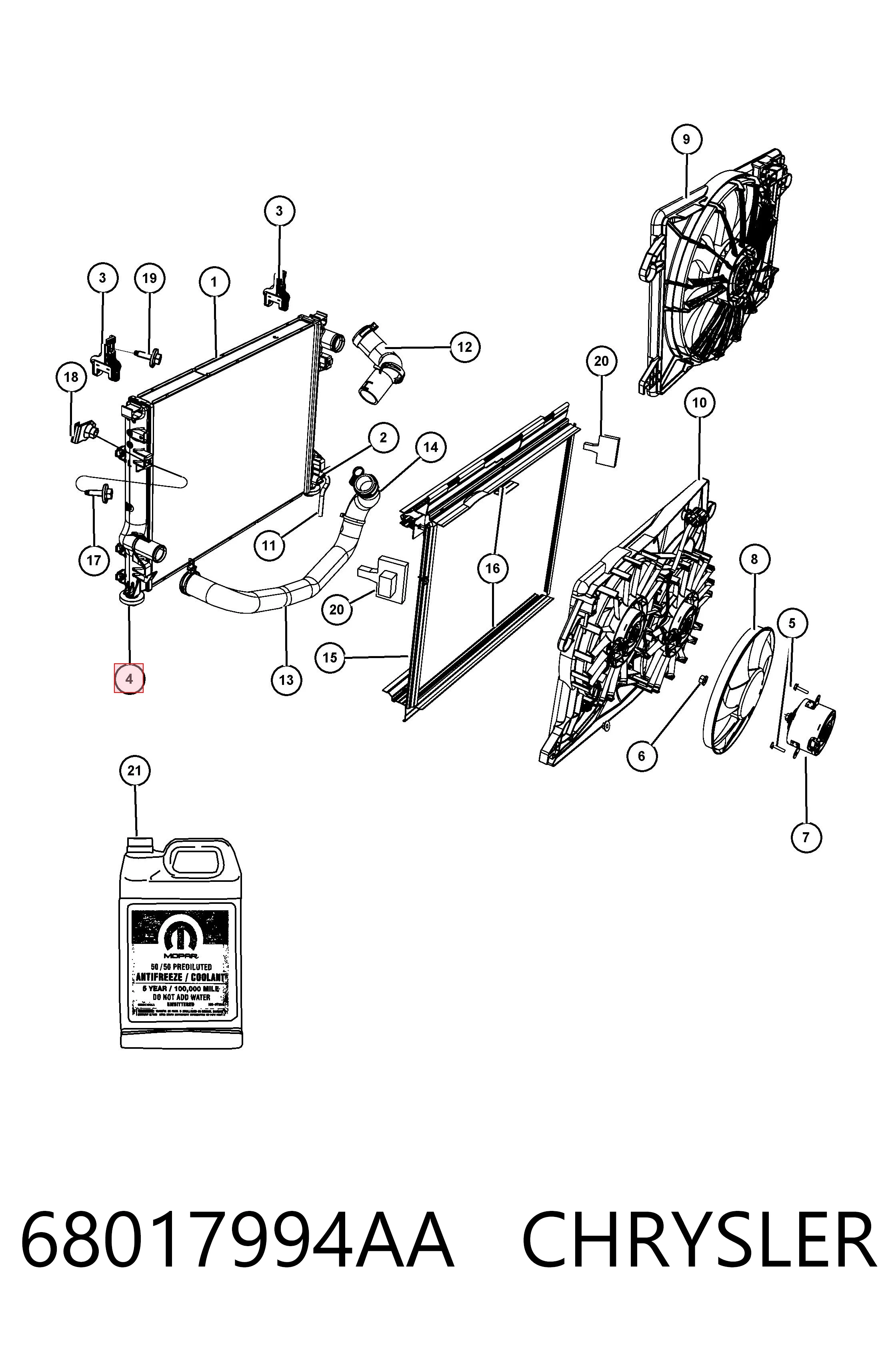 68017994AA Chrysler 