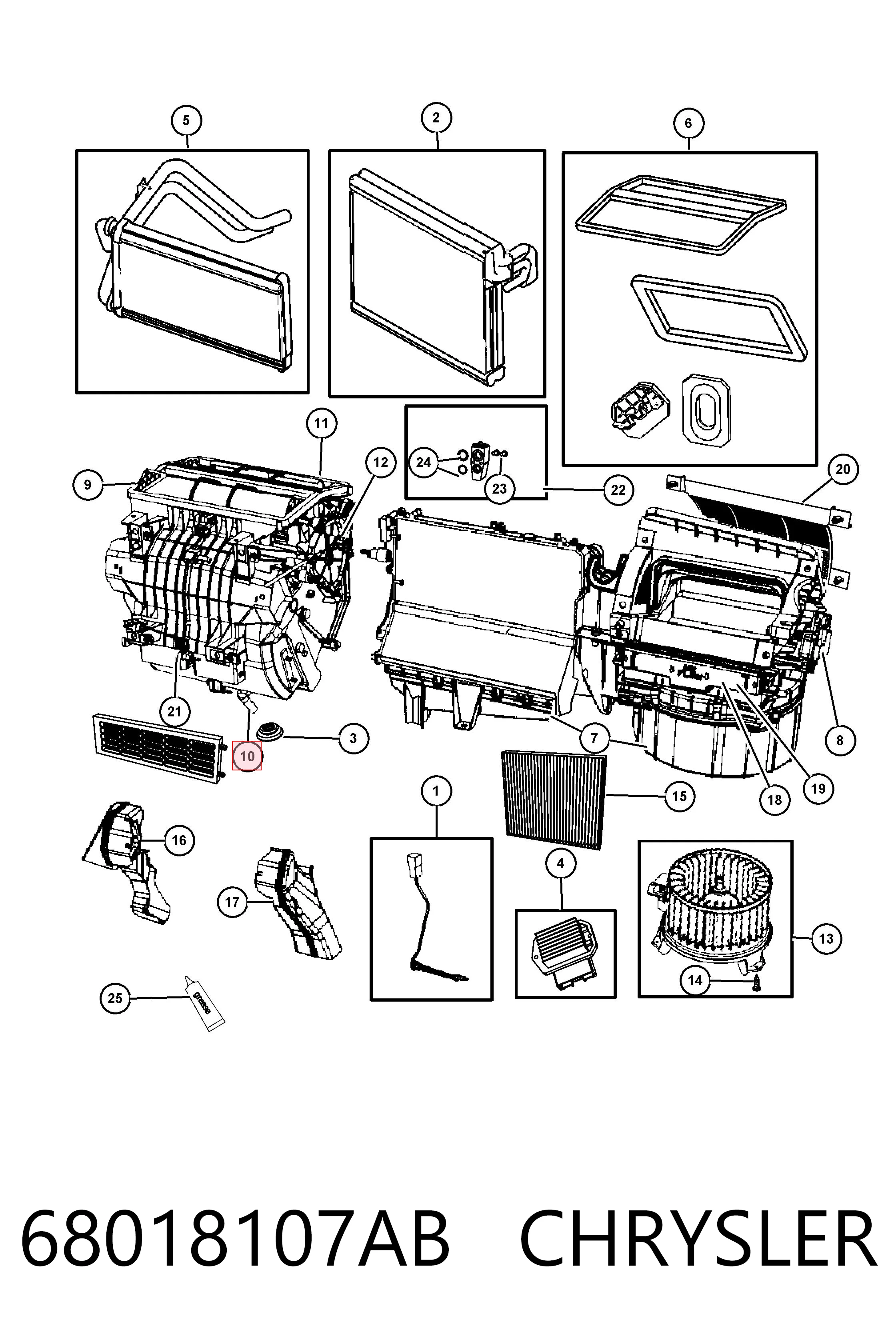 68018107AB Chrysler 