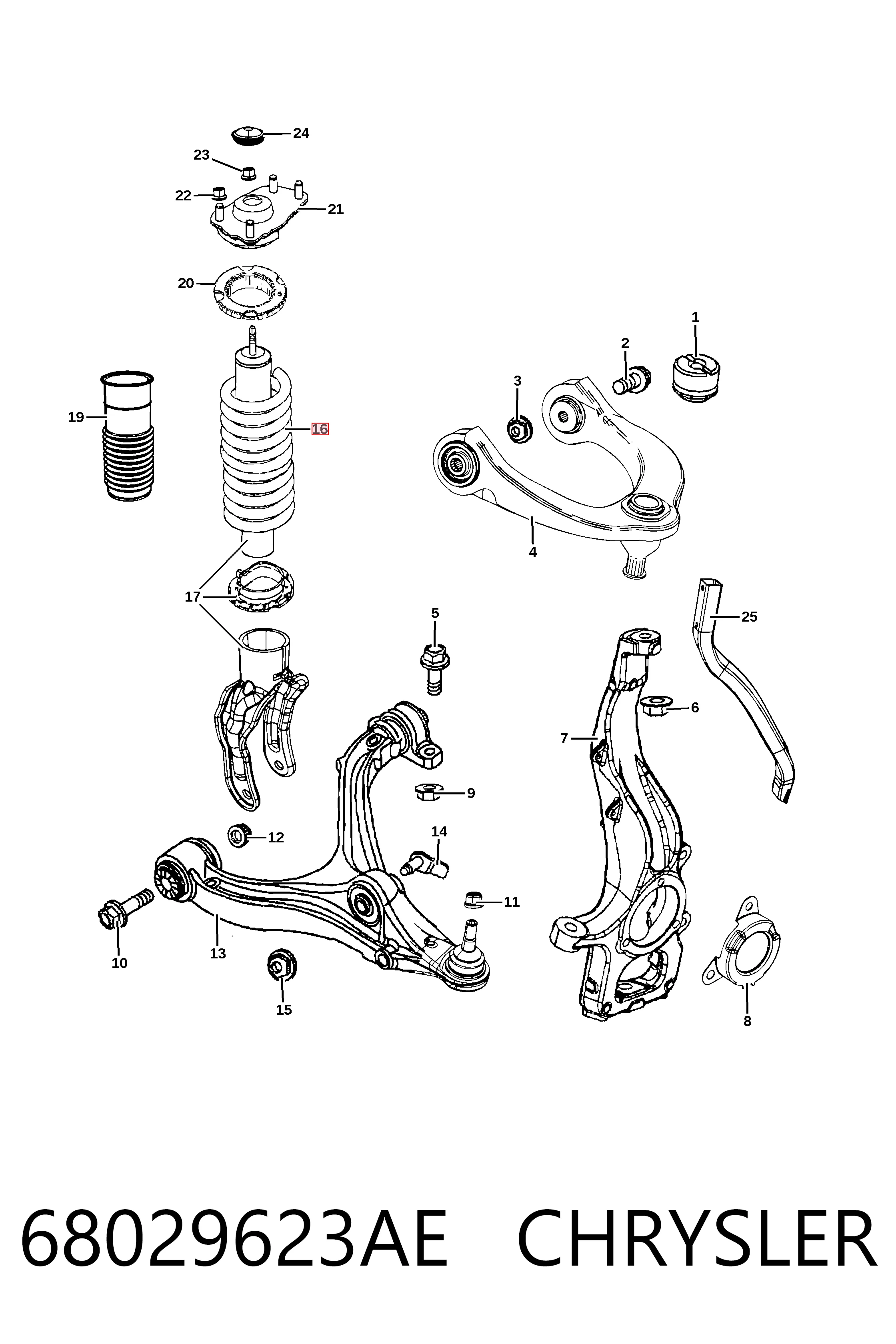 K68029623AF Fiat/Alfa/Lancia 