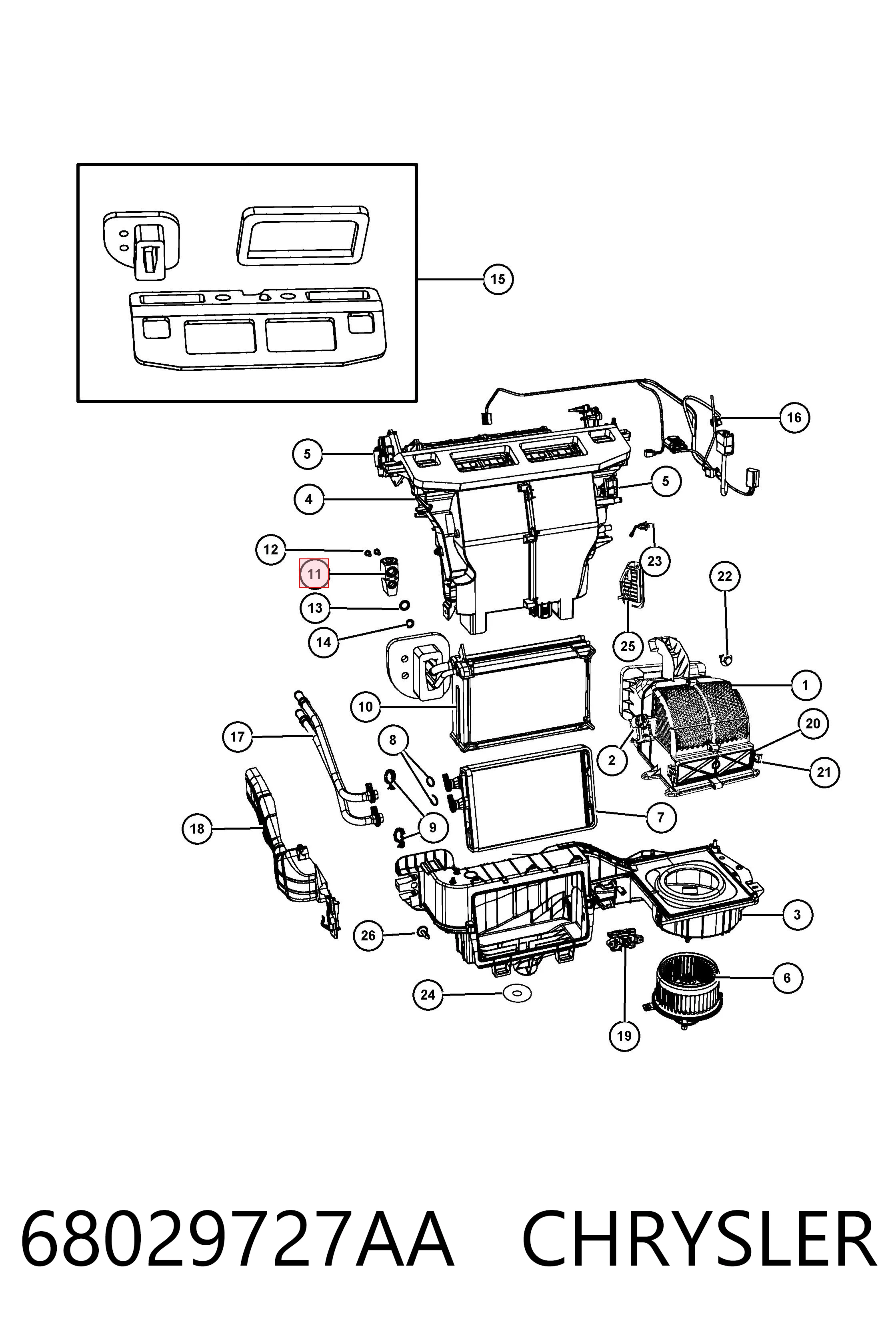 68029727AA Chrysler 