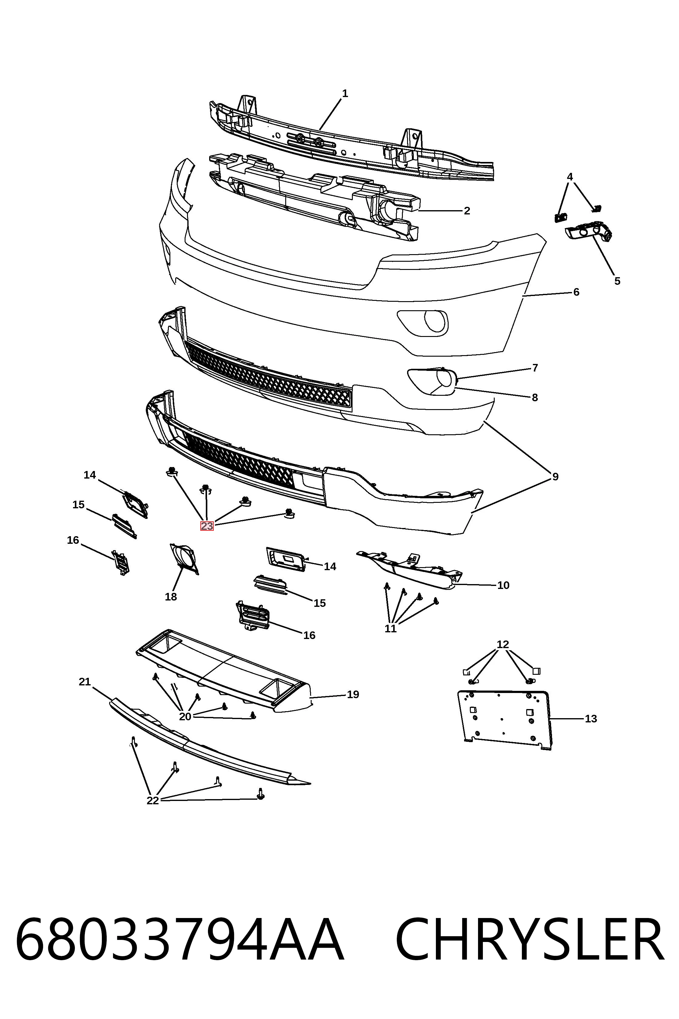 68033794AA Chrysler 