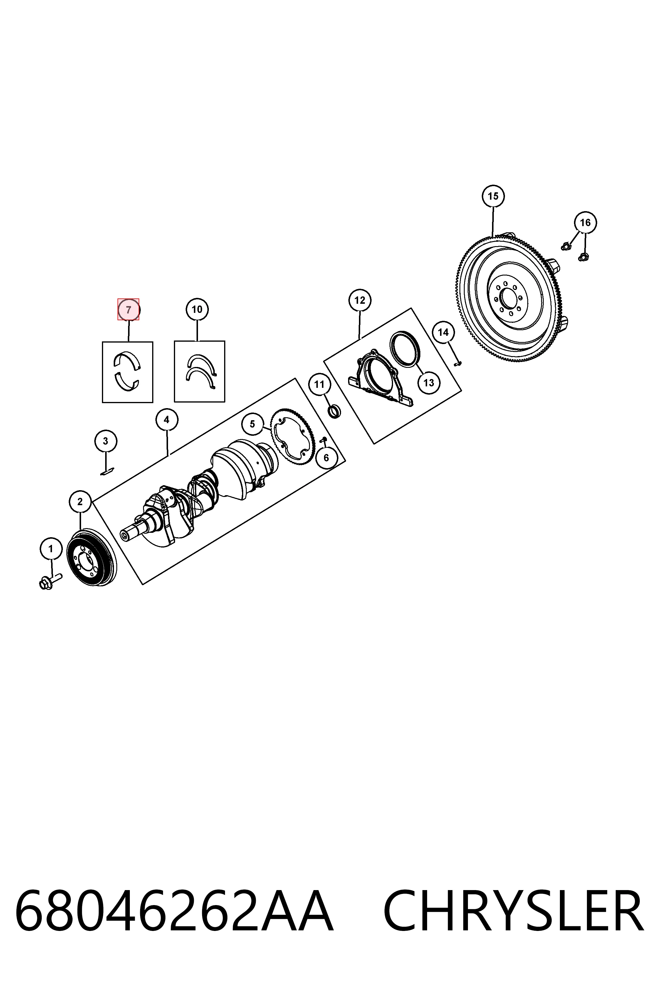 K05083993AA Fiat/Alfa/Lancia 