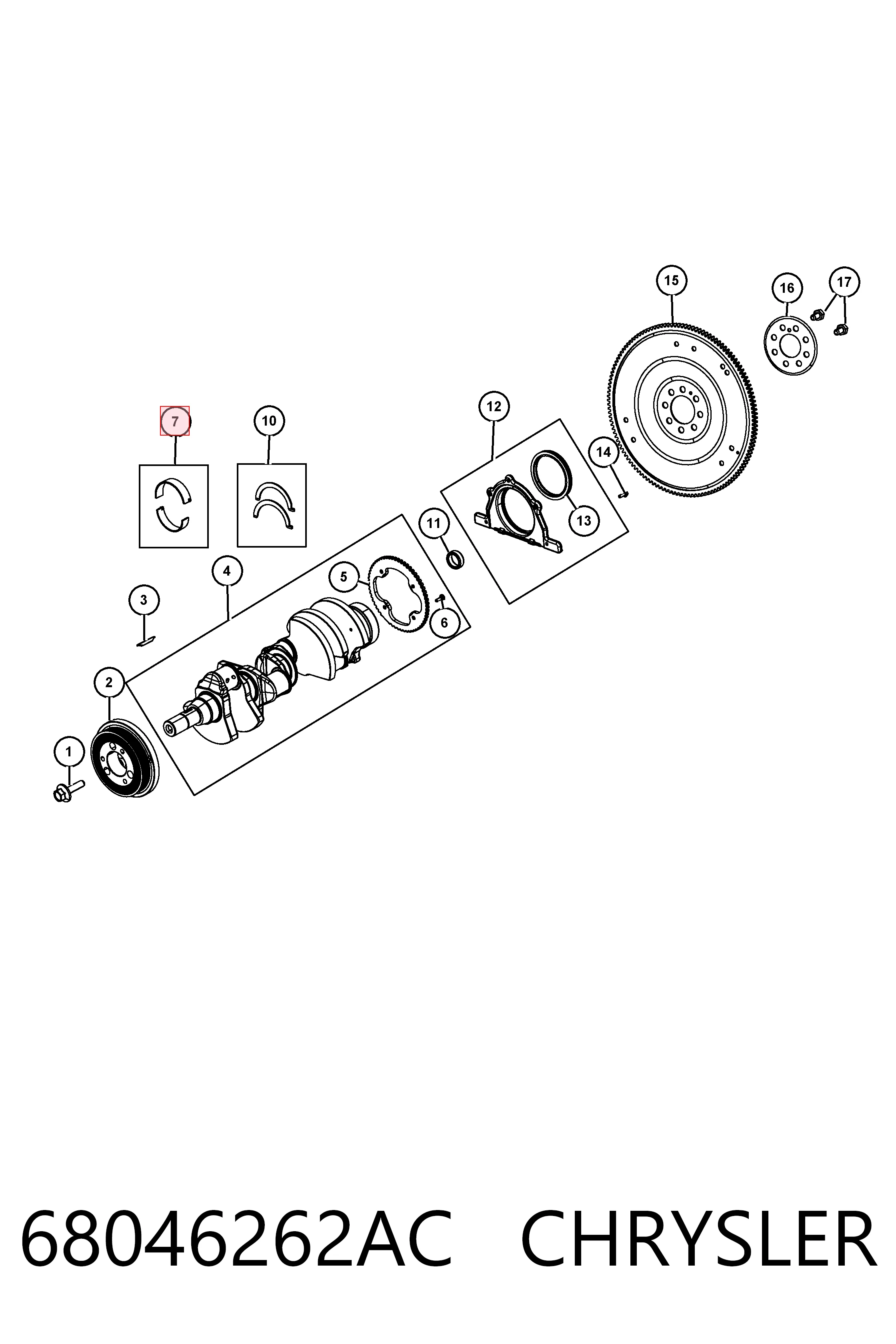Купити K05083993AA Fiat/Alfa/Lancia 