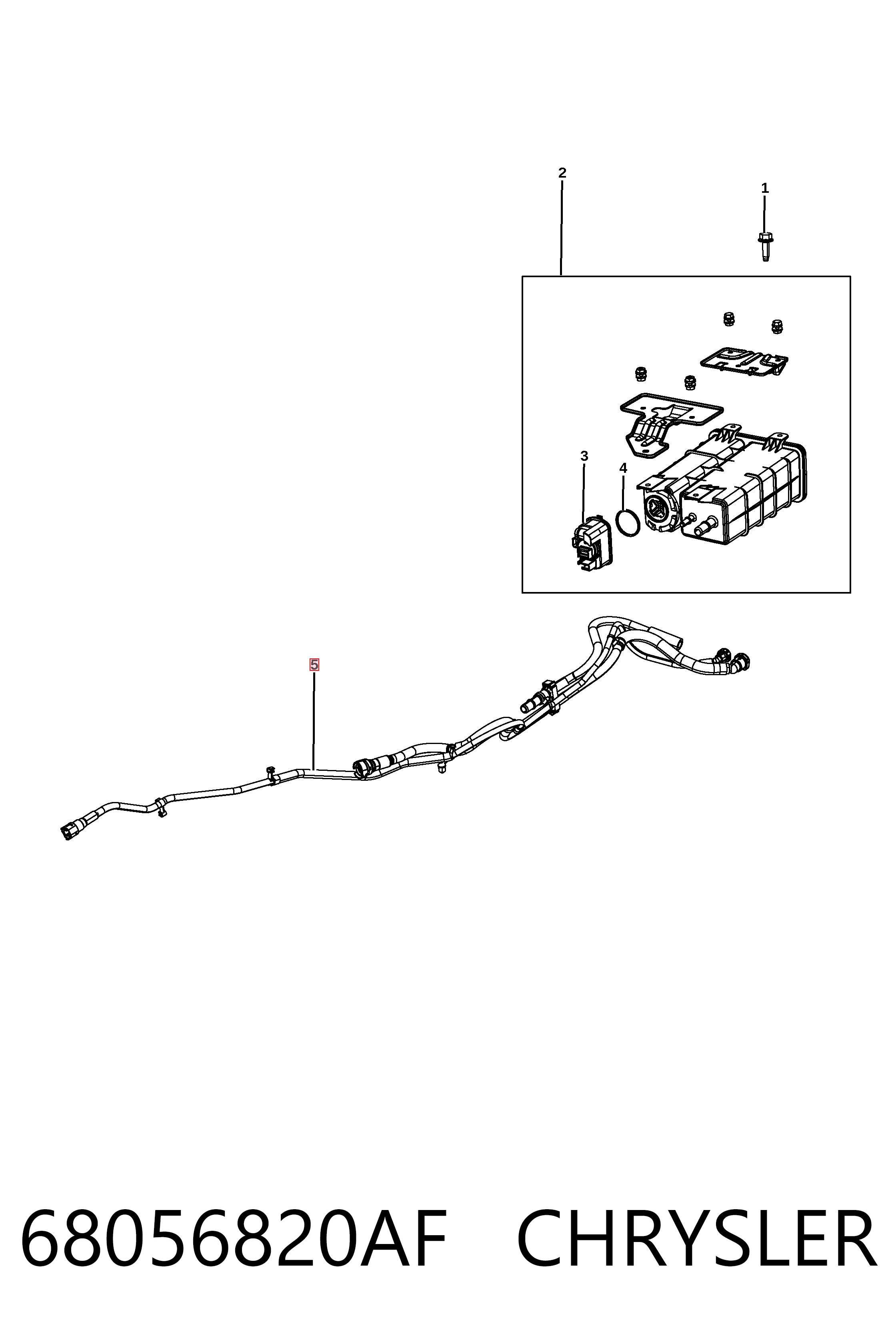  Fiat/Alfa/Lancia K68056820AD ціна, від 13.93 USD