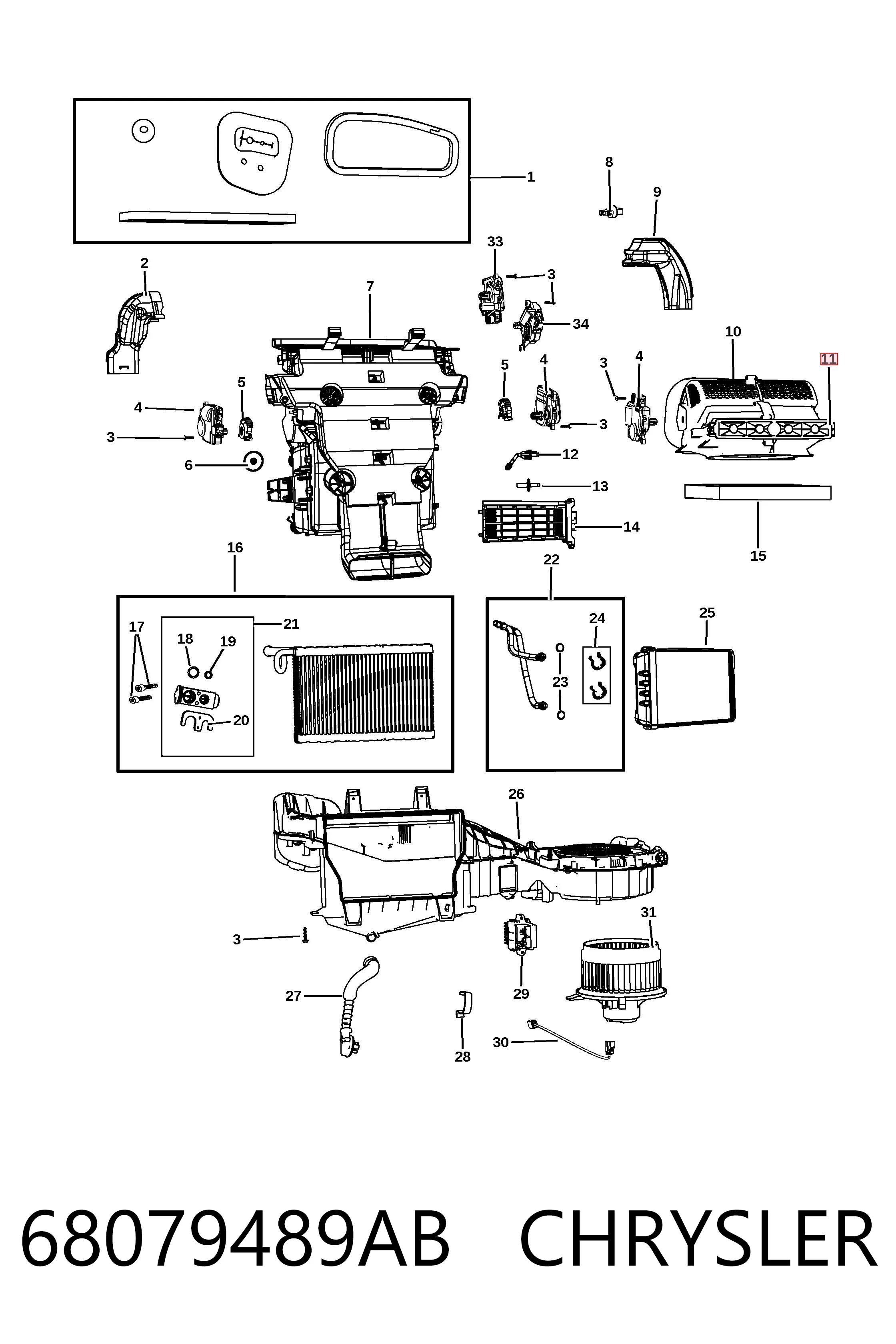 68079489AB Chrysler 