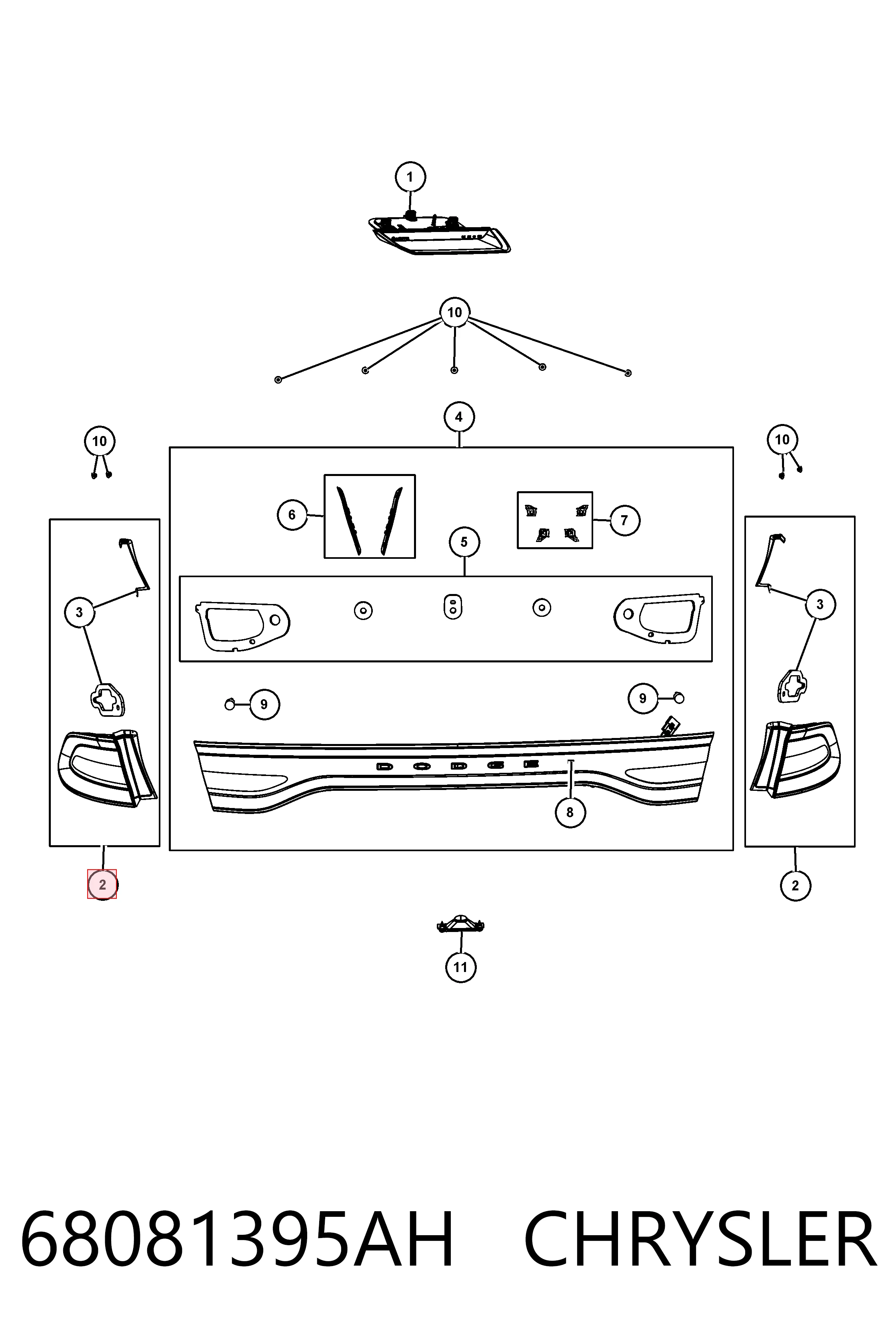 68081395AH Chrysler 