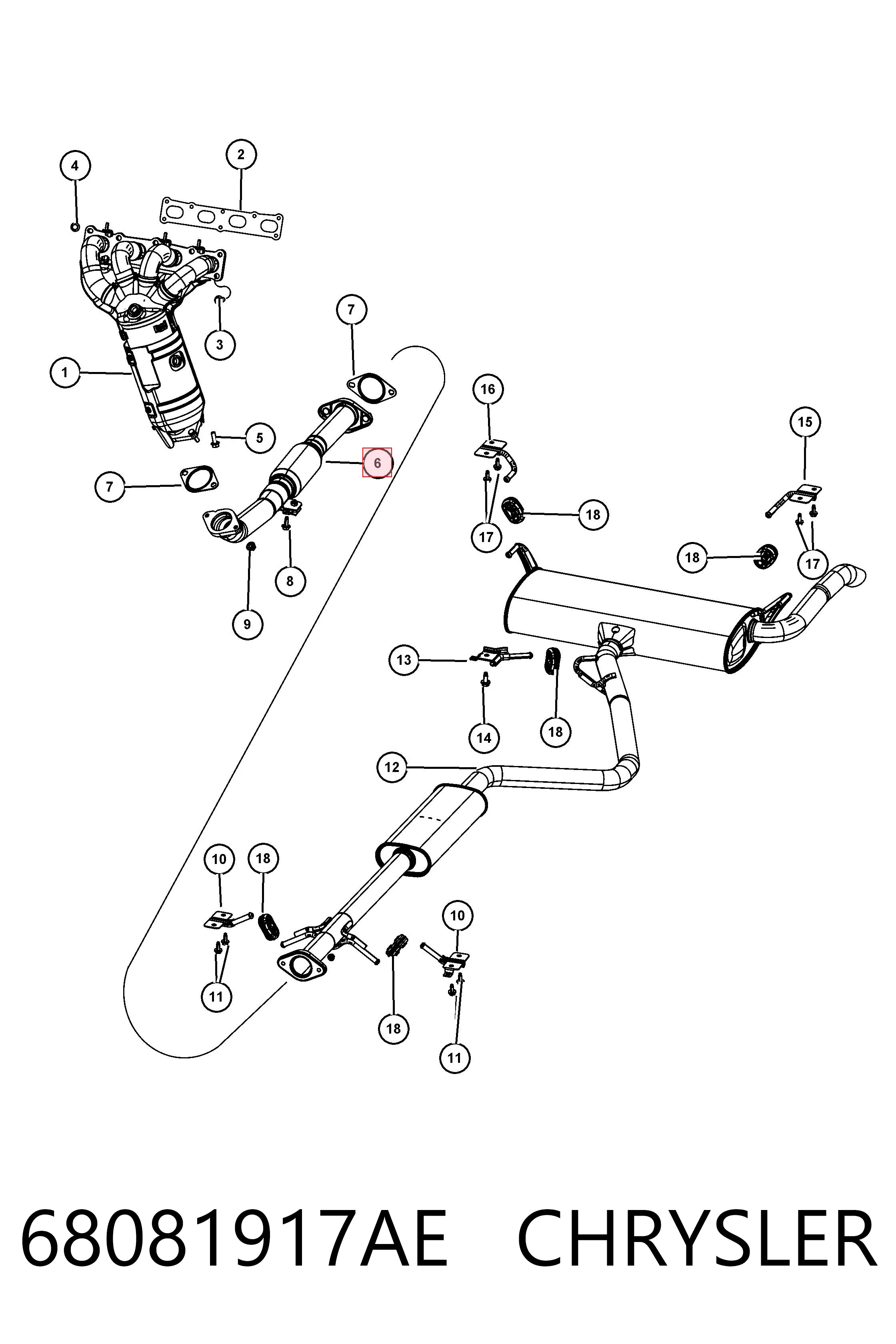 68081917AE Chrysler 