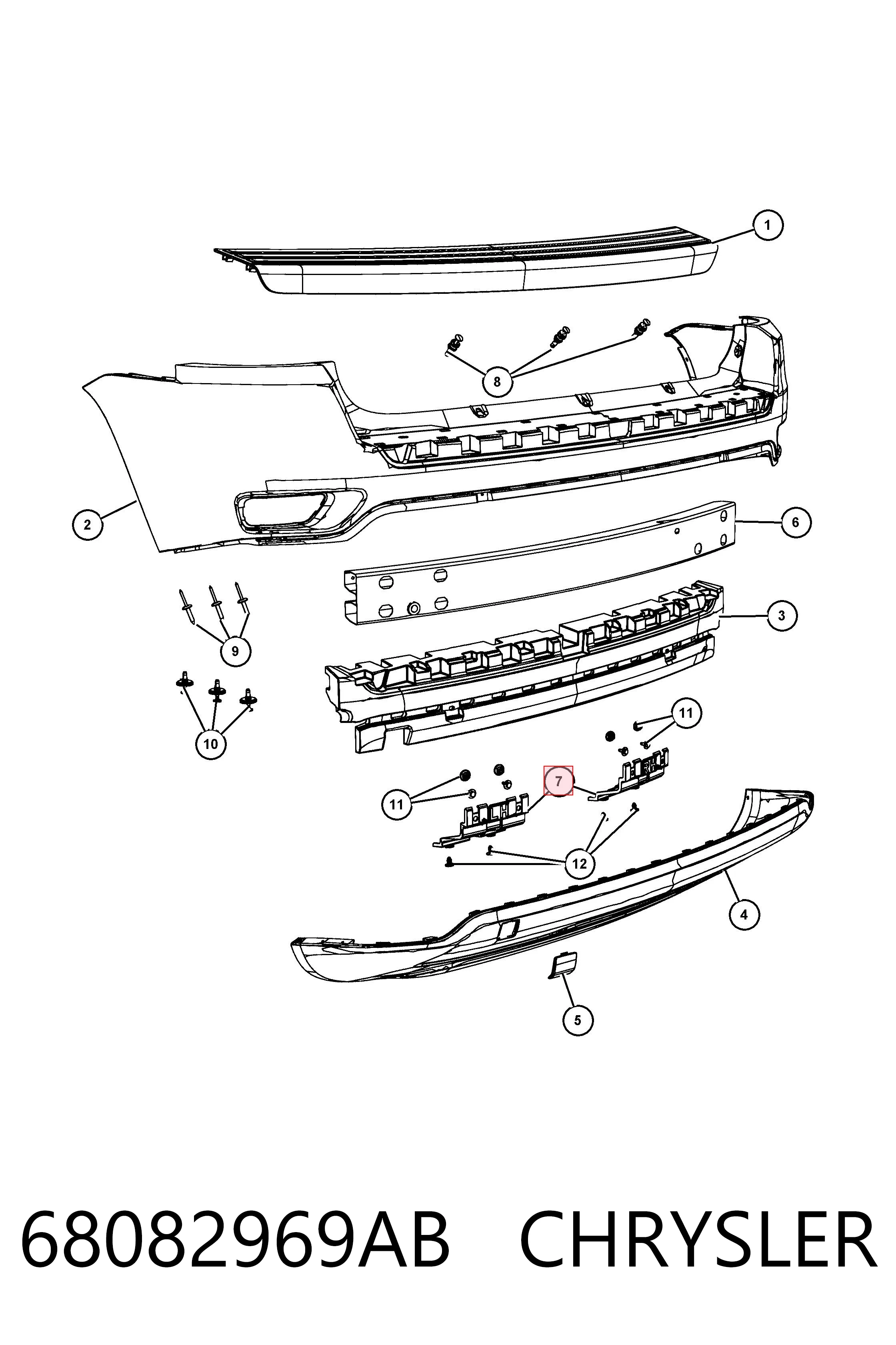 68082969AB Chrysler 