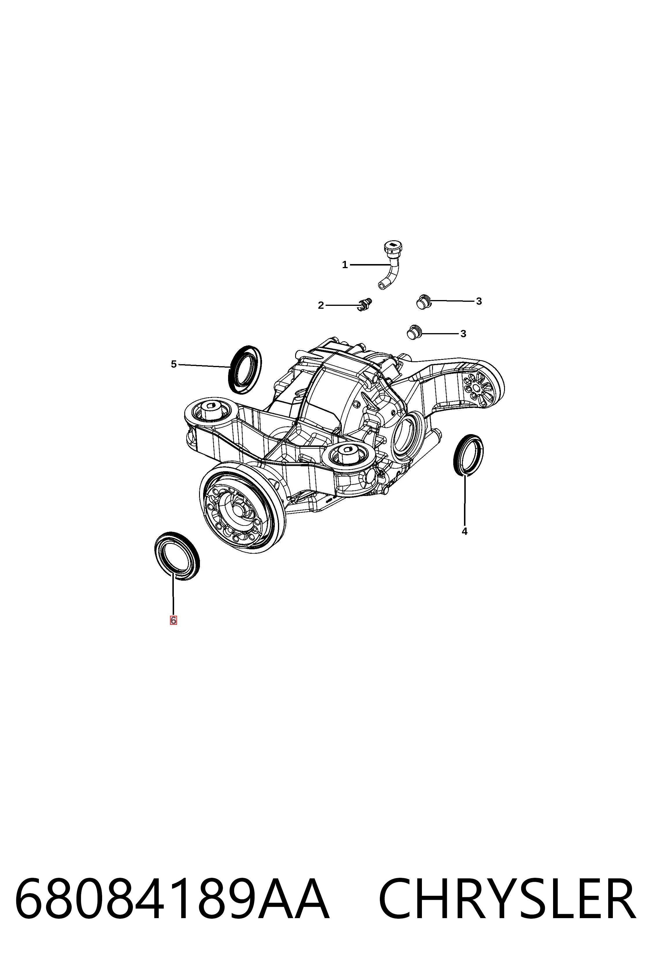 68084189AA Chrysler 