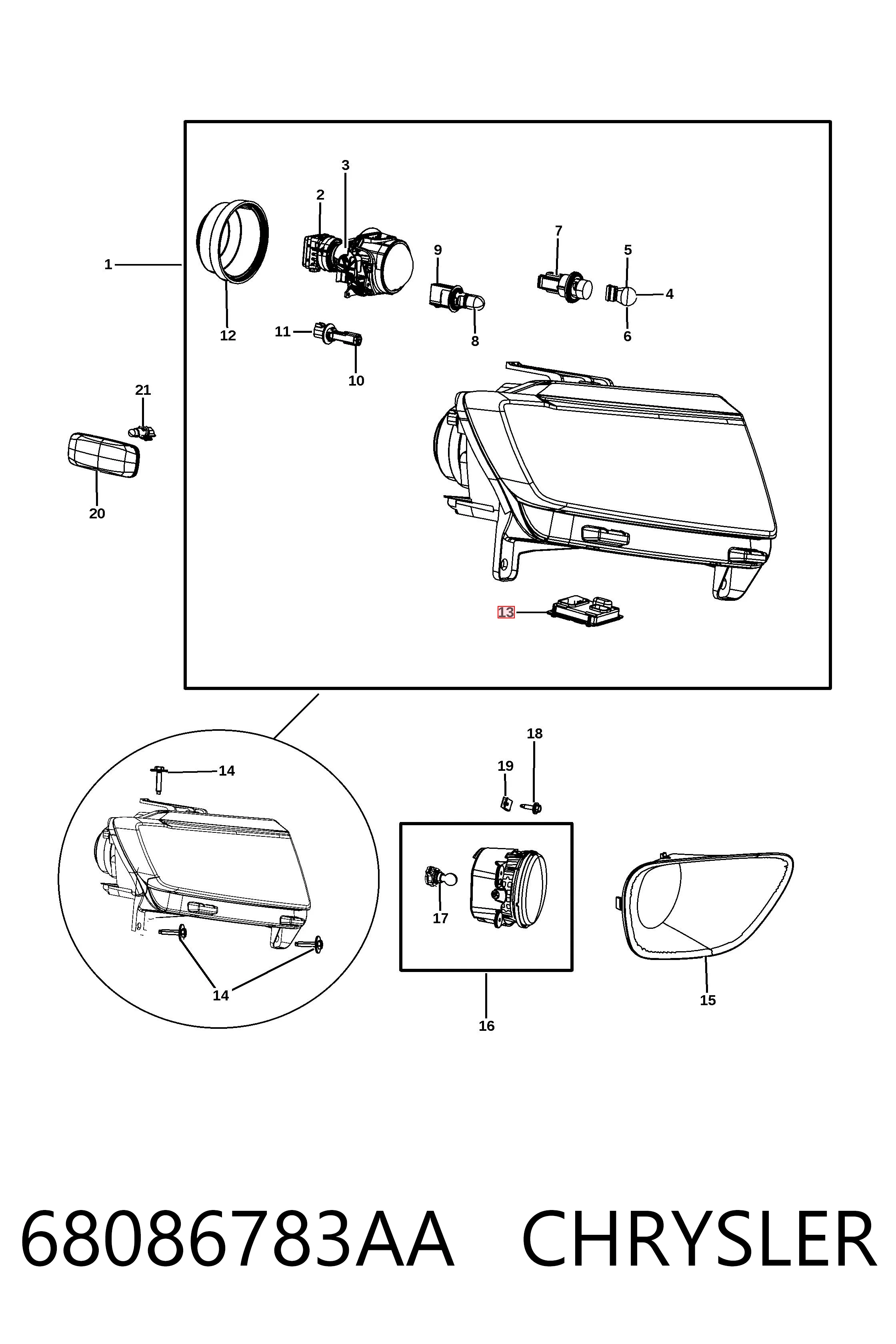 ЕБУ ксенону Magneti Marelli LRQ005