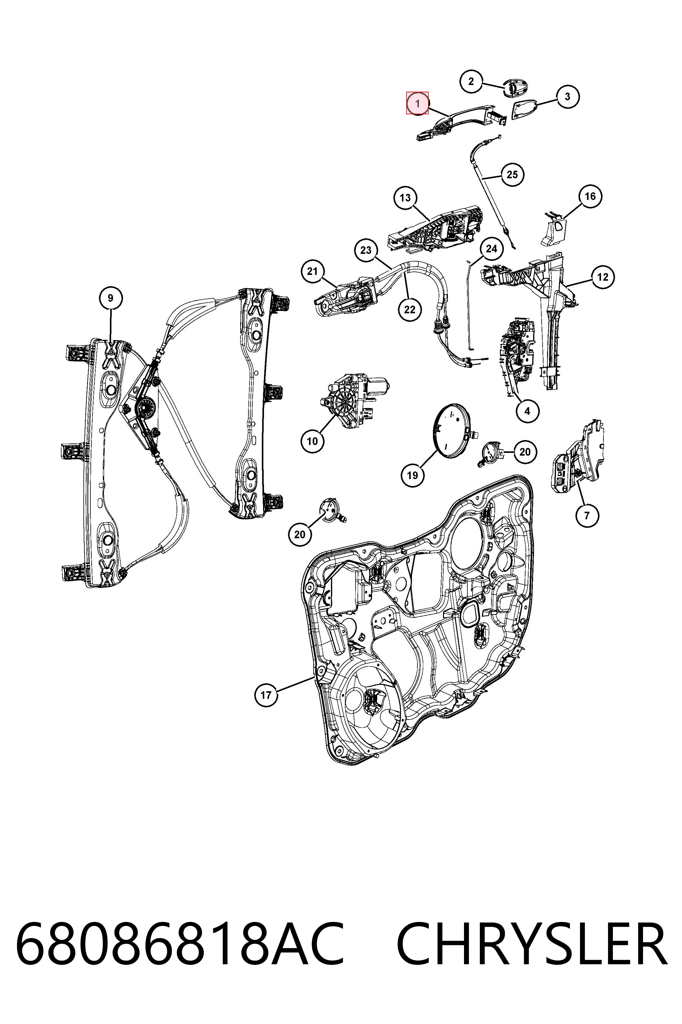 68086818AC Chrysler 