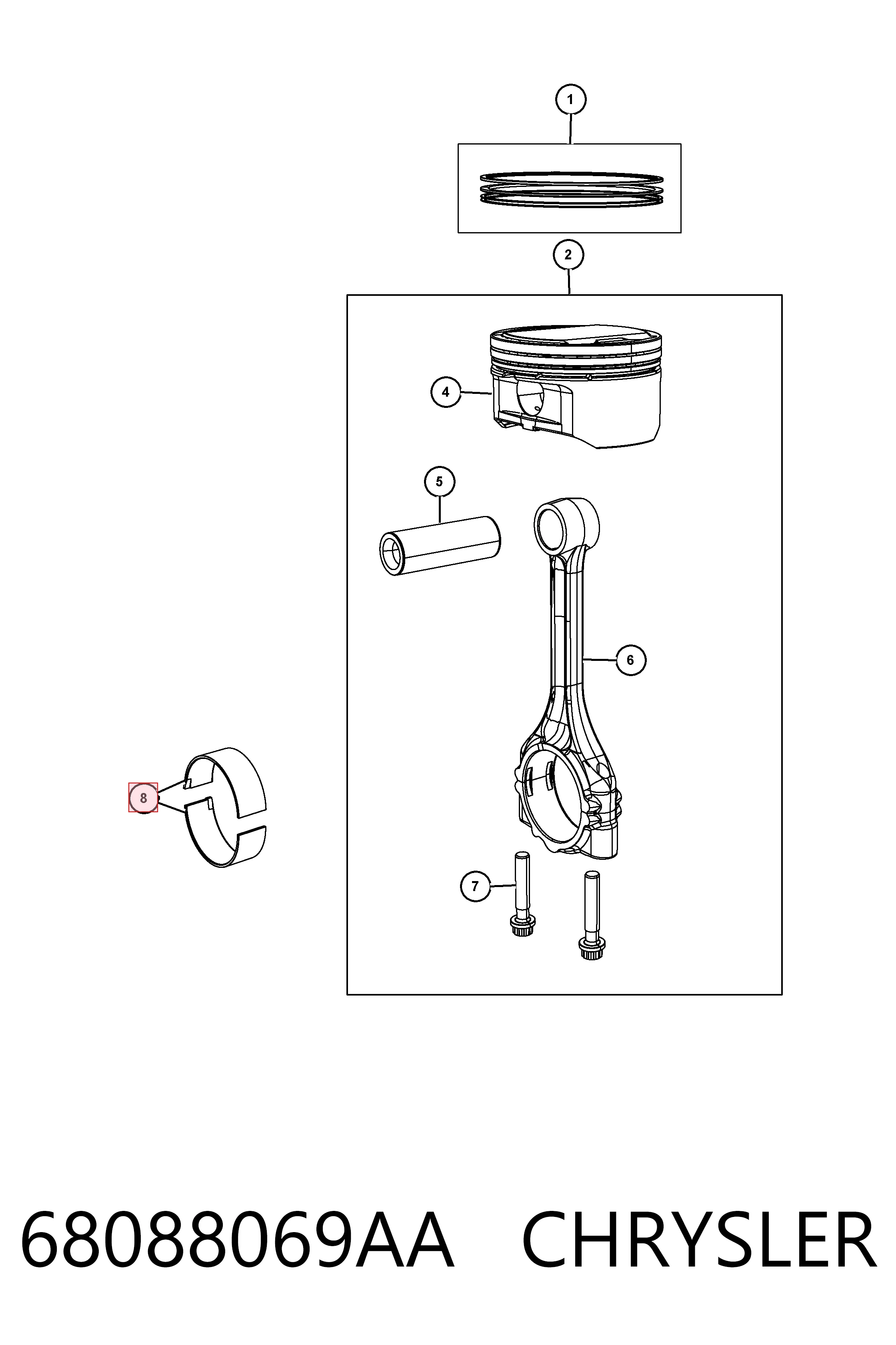 Купити K04893952AA Fiat/Alfa/Lancia 