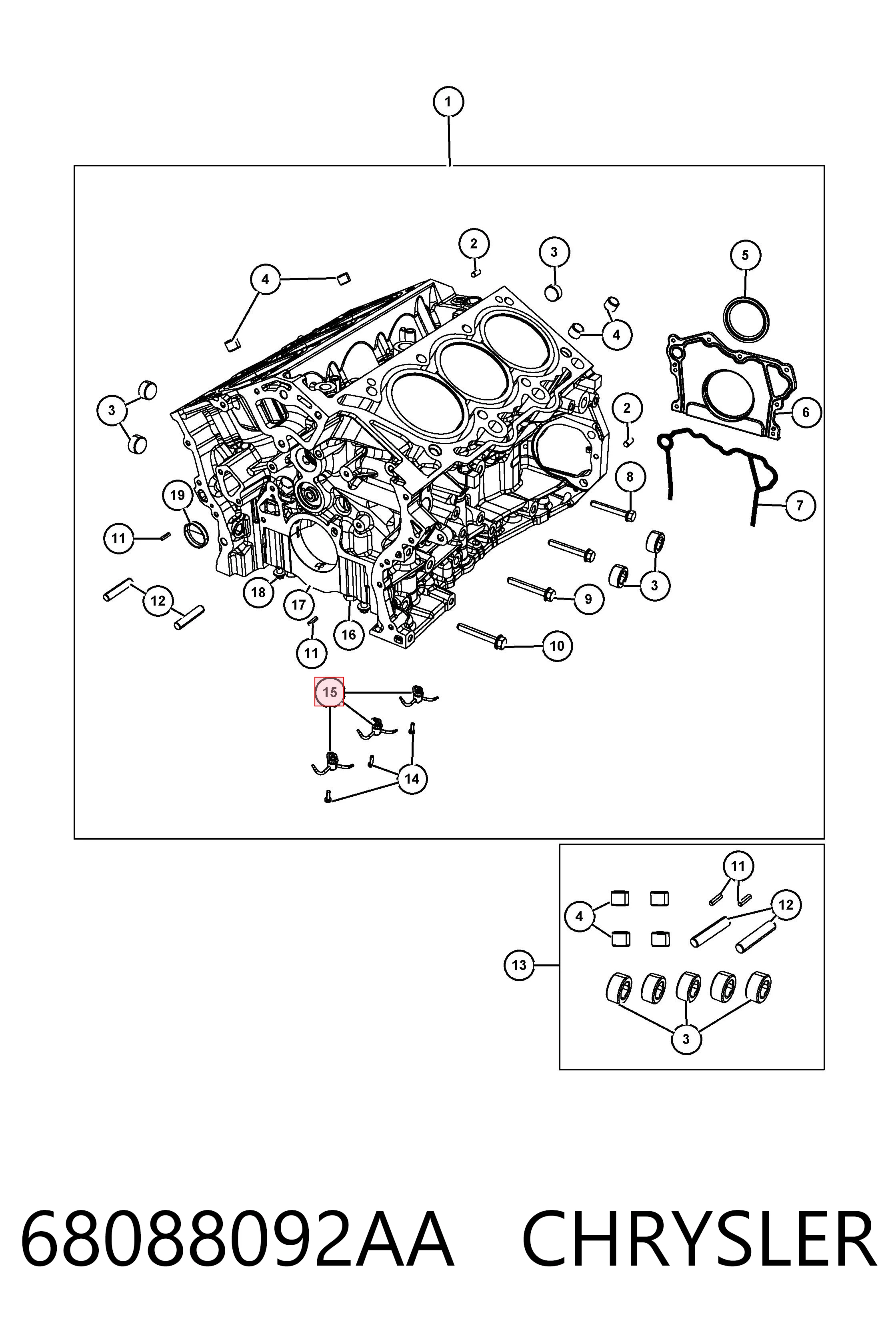 68088092AA Chrysler 