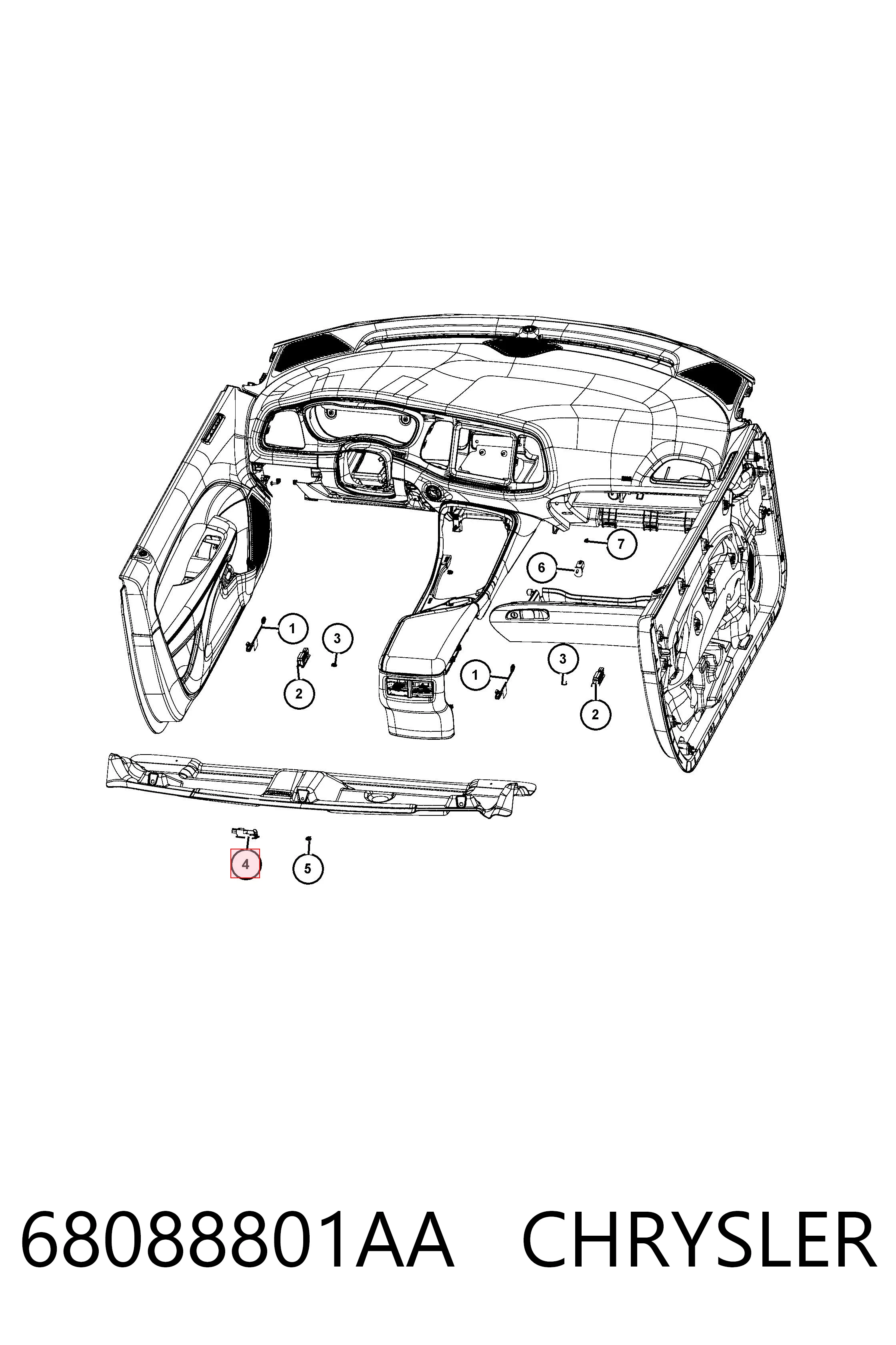 Купити K04608528AC Fiat/Alfa/Lancia 