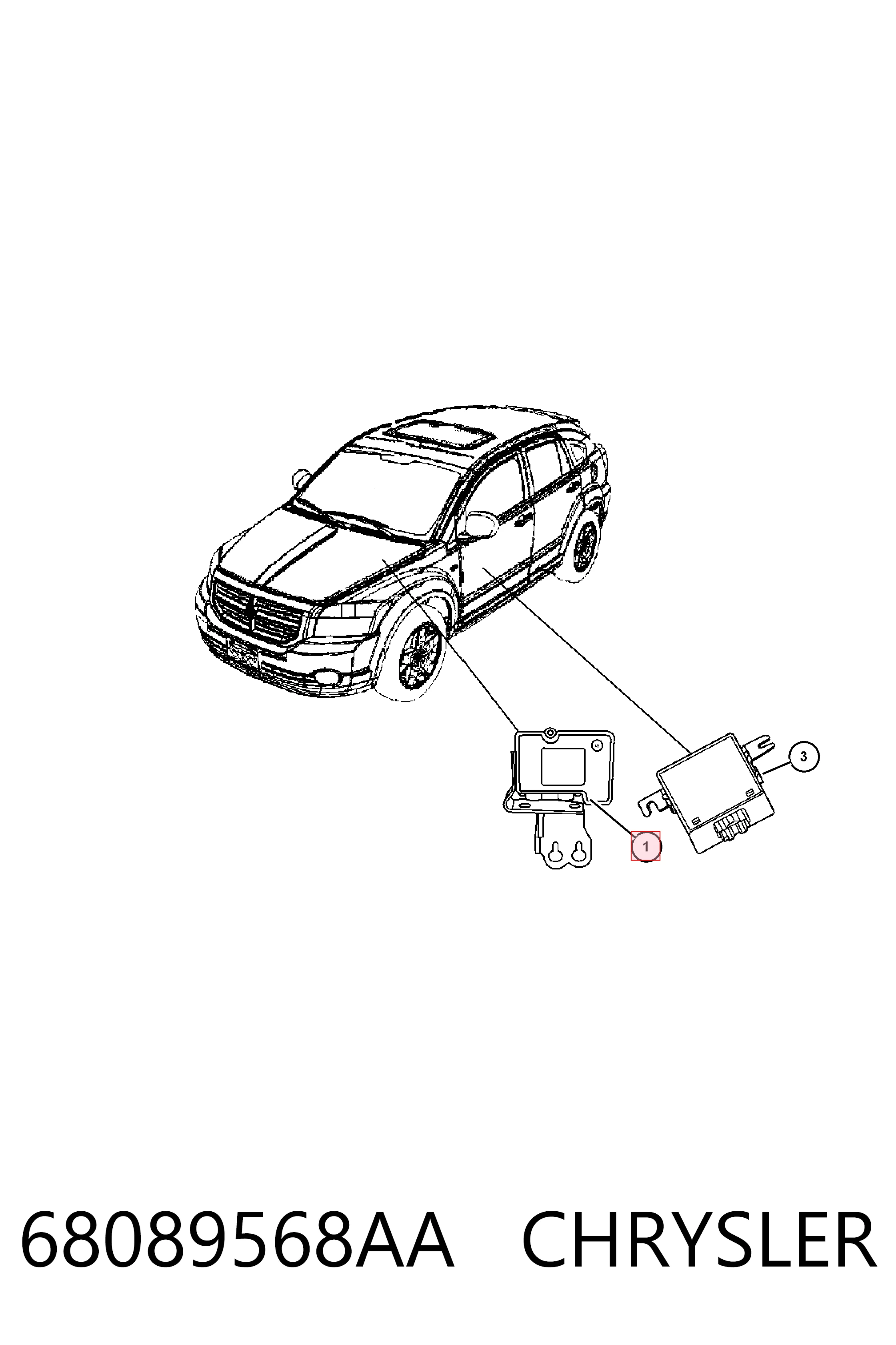 Купити K68089568AC Fiat/Alfa/Lancia Елементи АБС