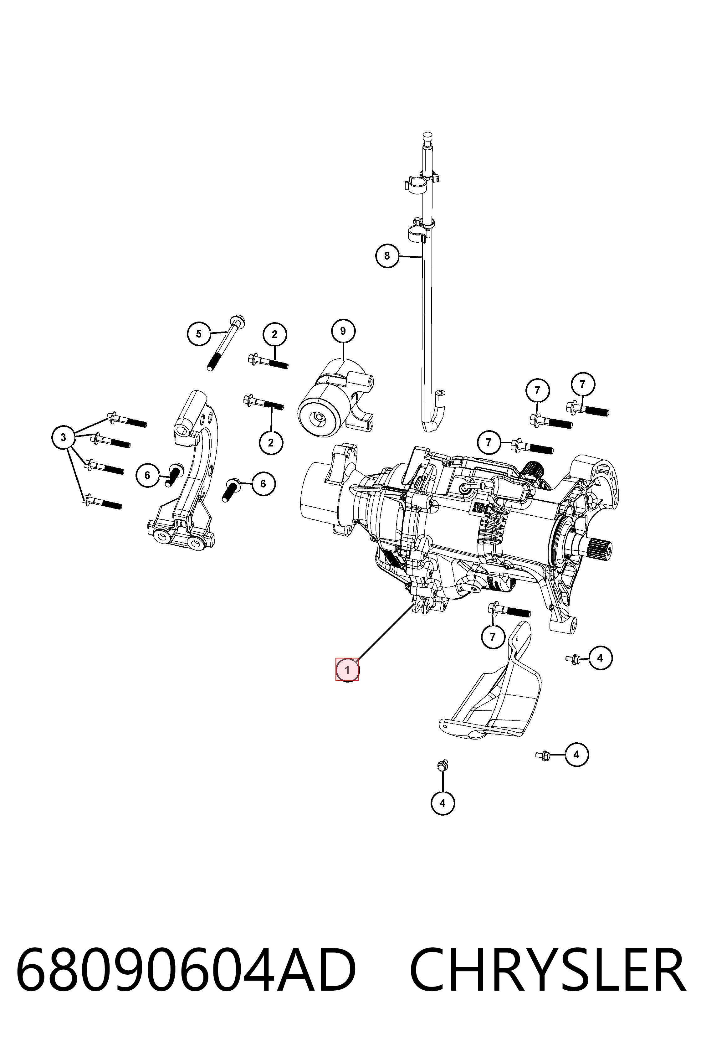 68090604AD Chrysler 